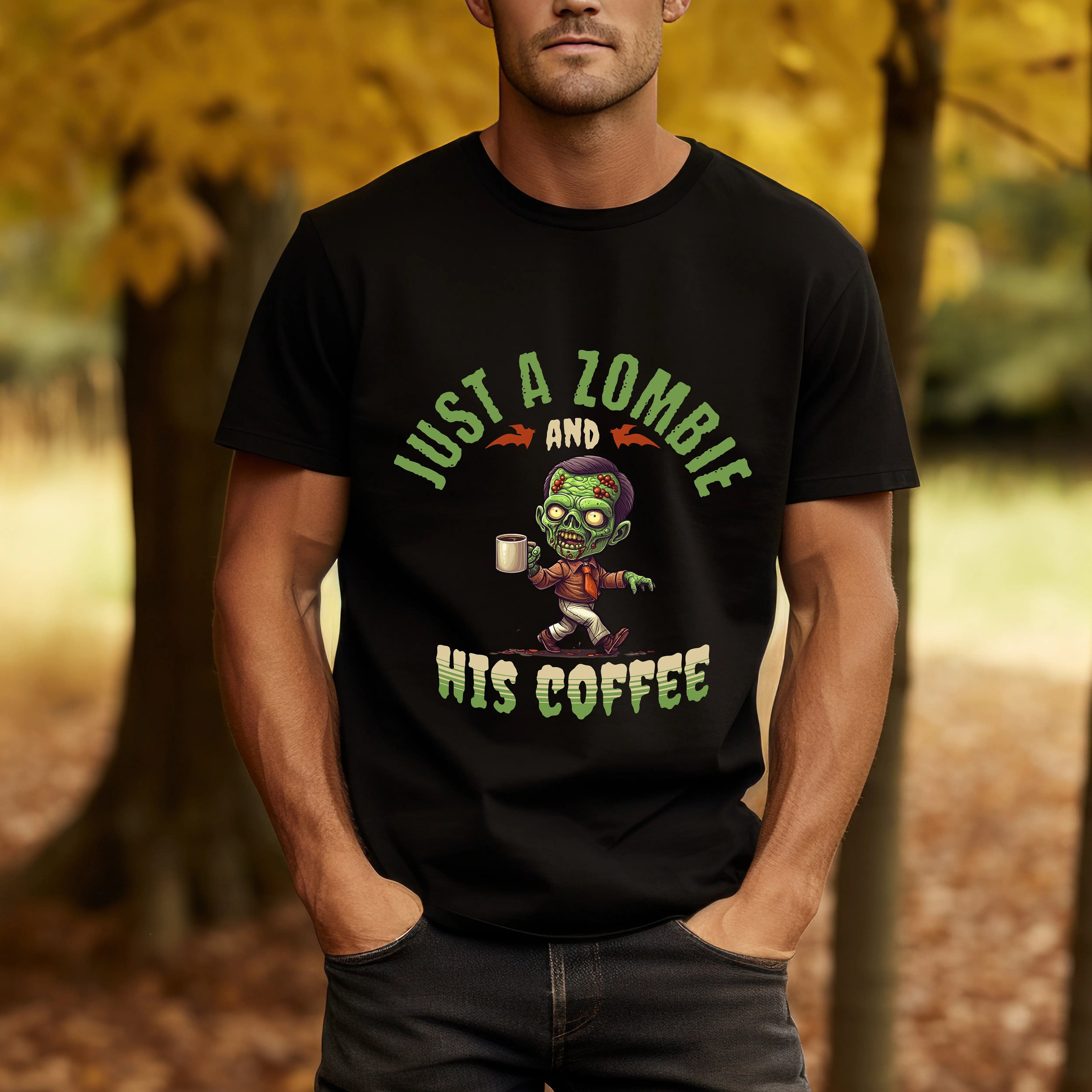 Just A Zombie T-shirt Printify