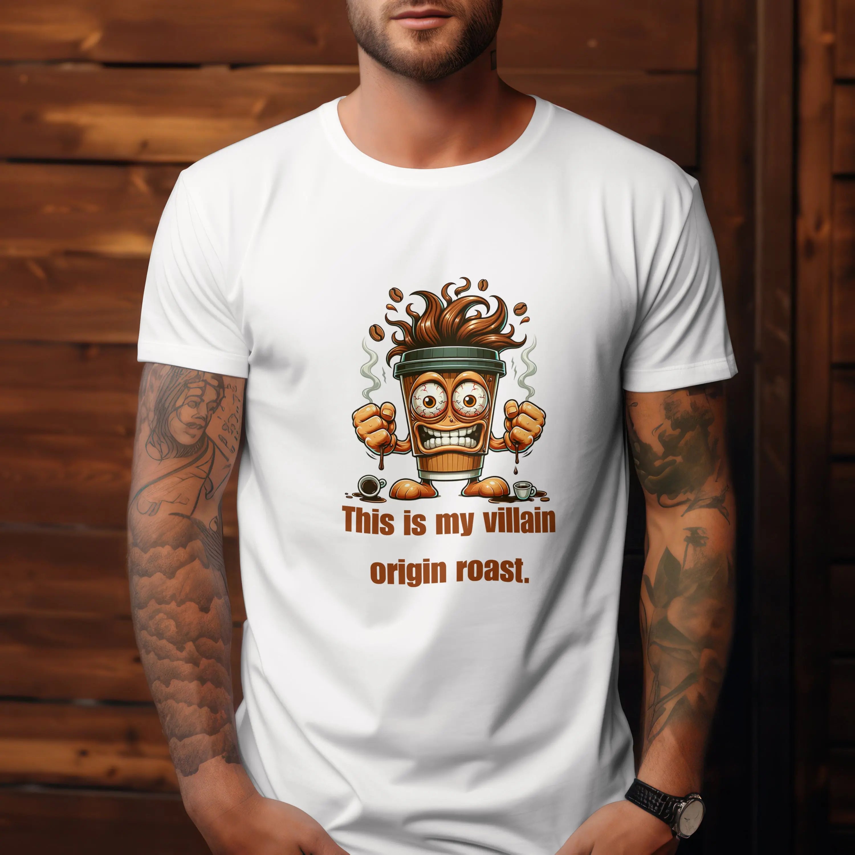 Villain Origin Roast T-shirt - Boldly Bitter Company