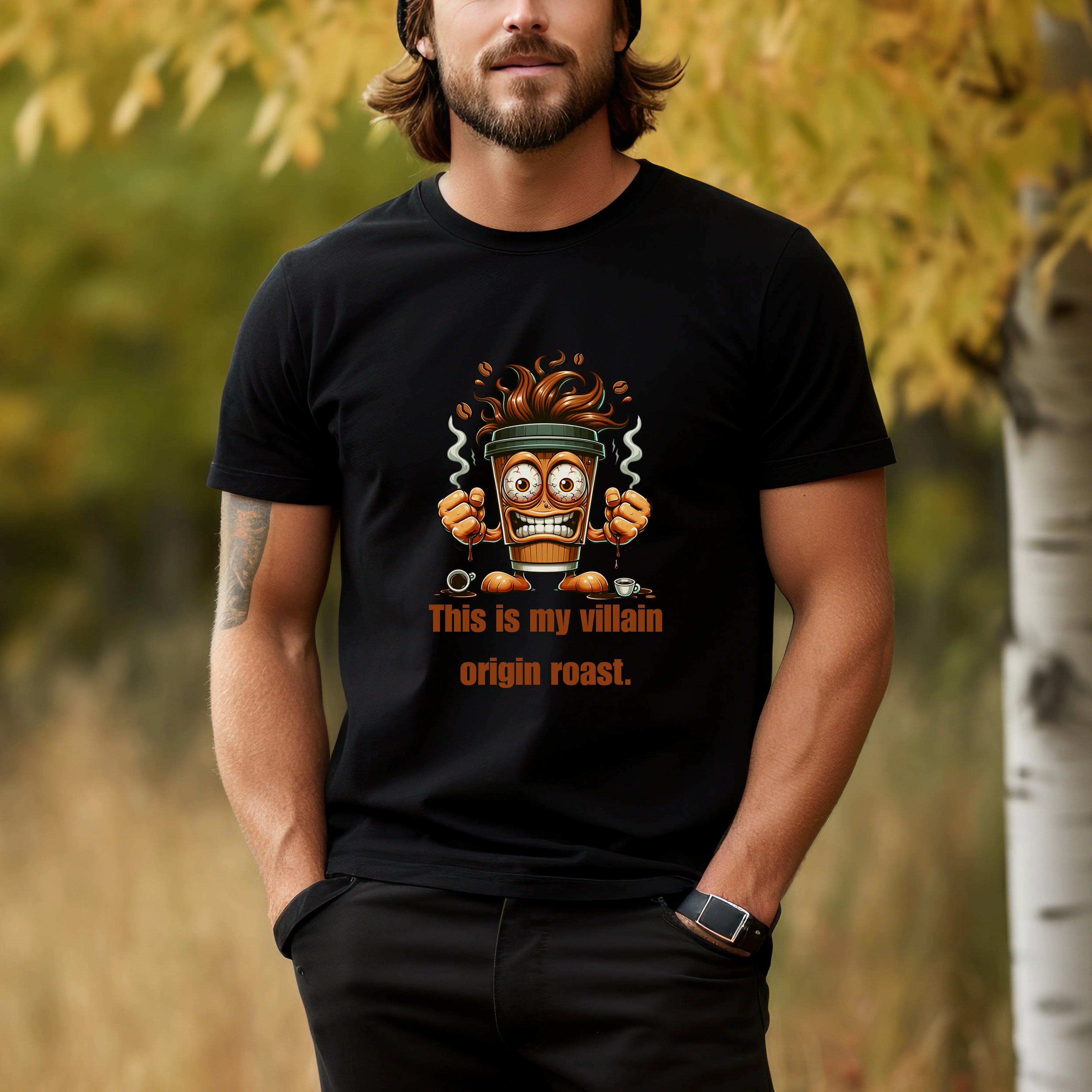 Villain Origin Roast T-shirt - Boldly Bitter Company