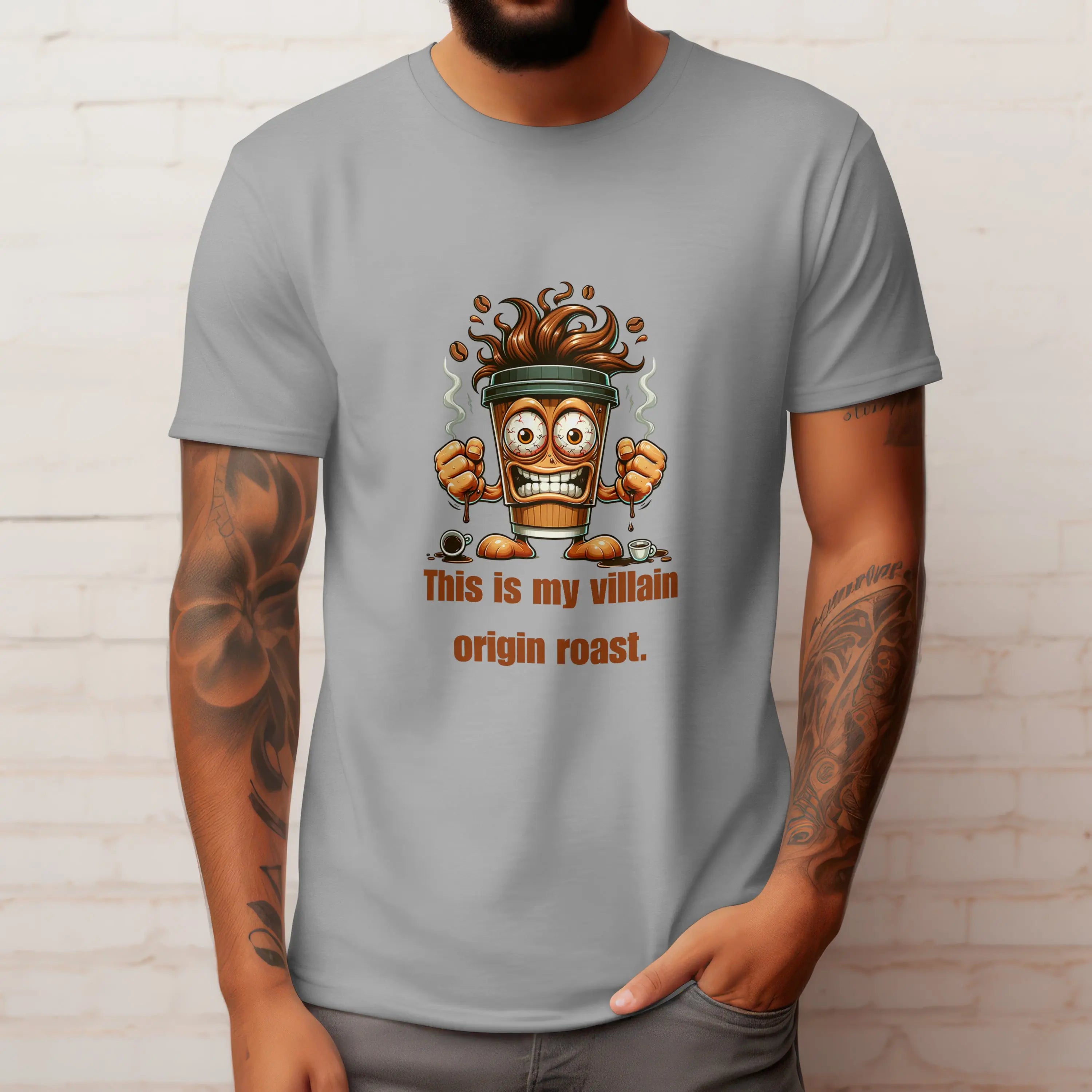 Villain Origin Roast T-shirt - Boldly Bitter Company