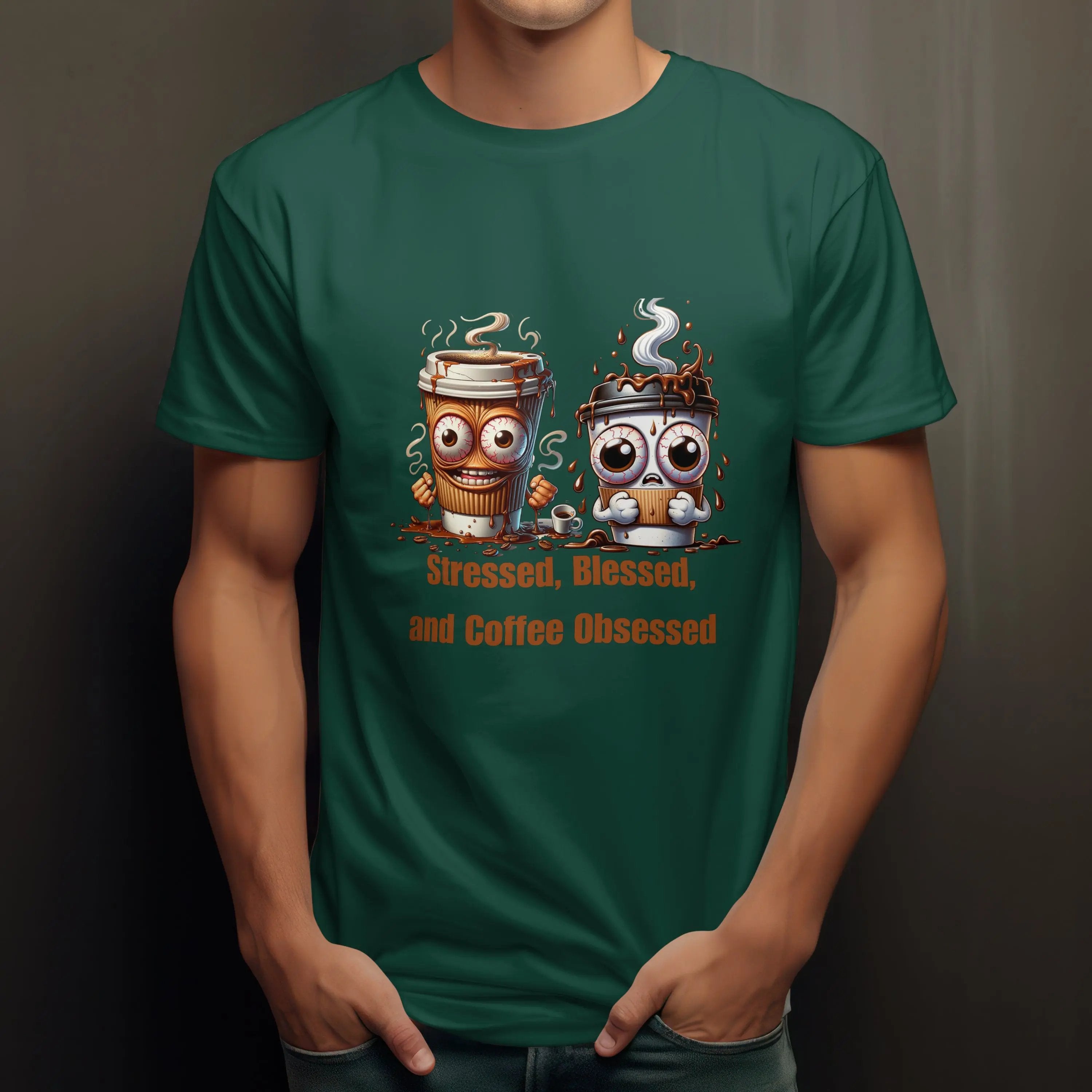 Stressed Blessed Obsessed T-shirt - Boldly Bitter Company