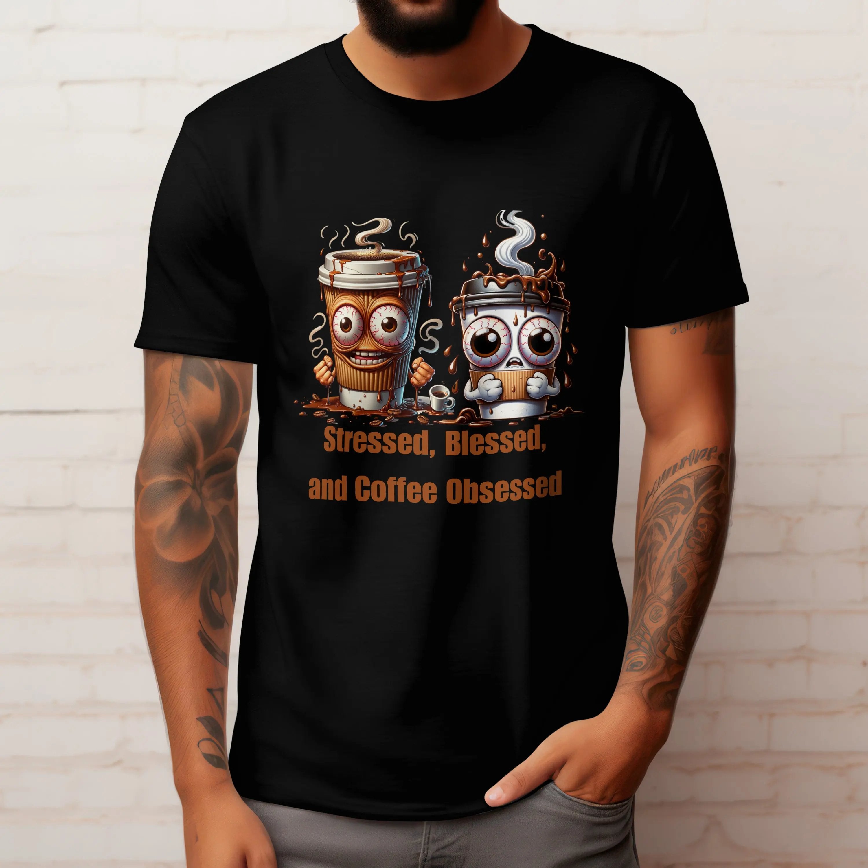 Stressed Blessed Obsessed T-shirt - Boldly Bitter Company
