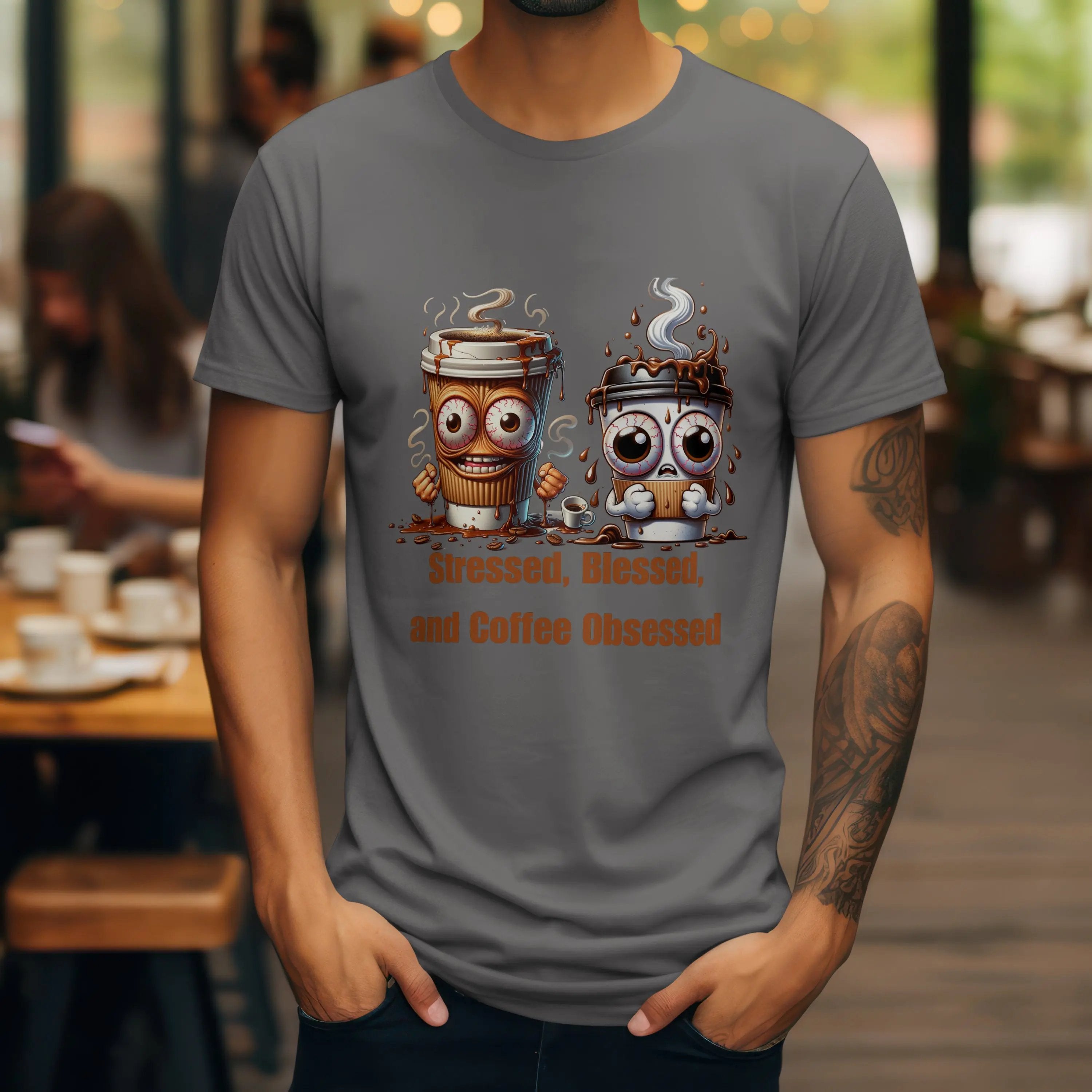 Stressed Blessed Obsessed T-shirt - Boldly Bitter Company