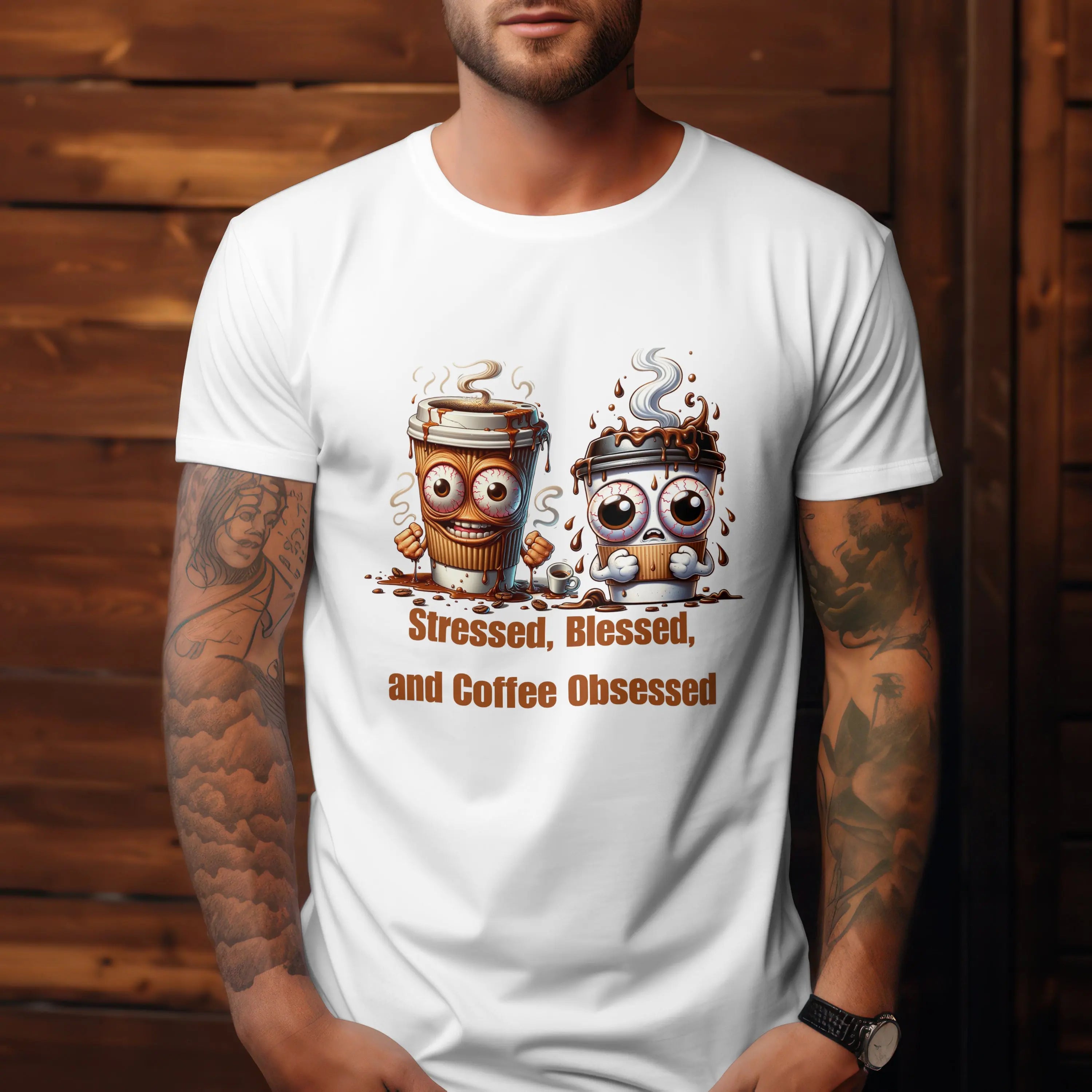 Stressed Blessed Obsessed T-shirt - Boldly Bitter Company