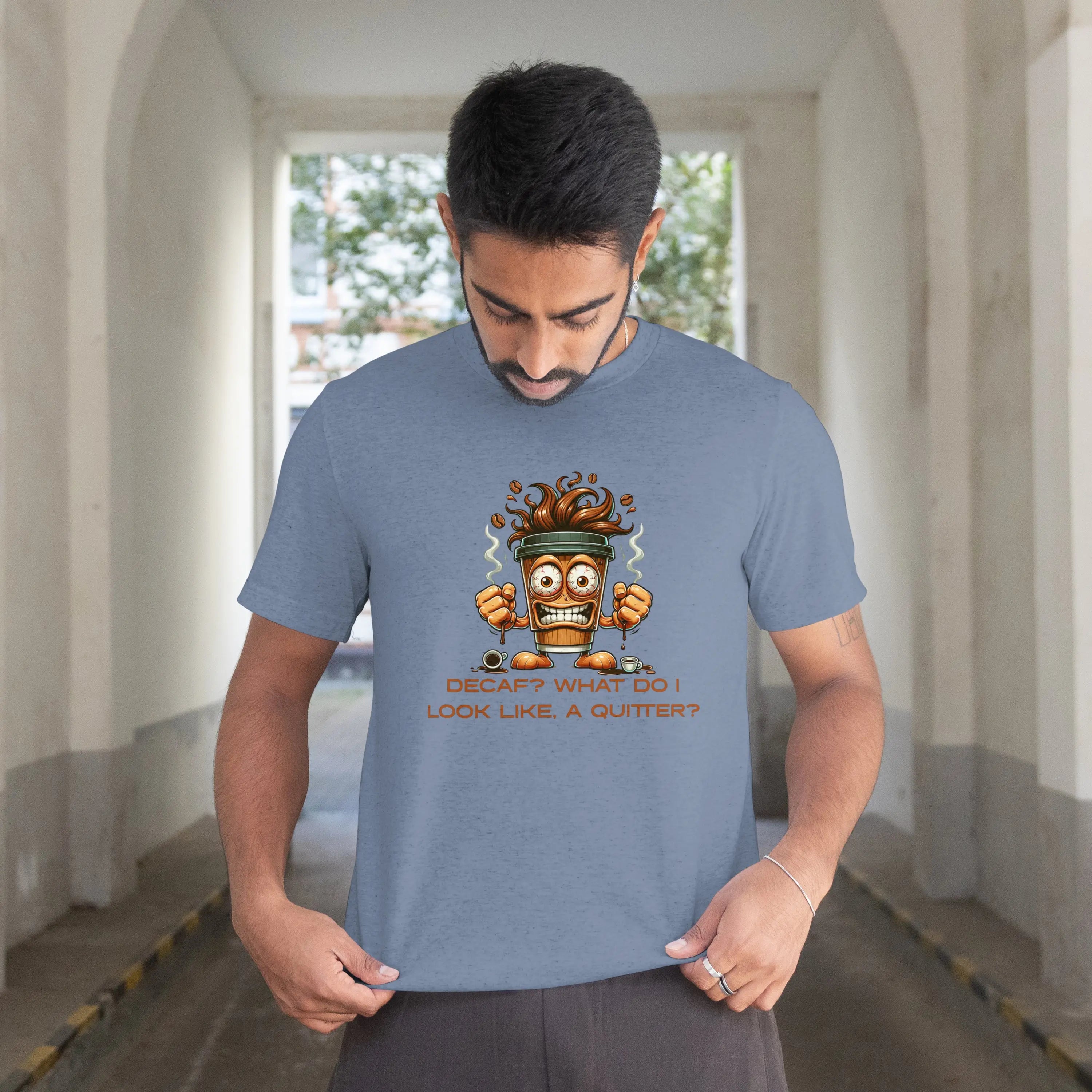 Decaf Quitter T-Shirt Printify