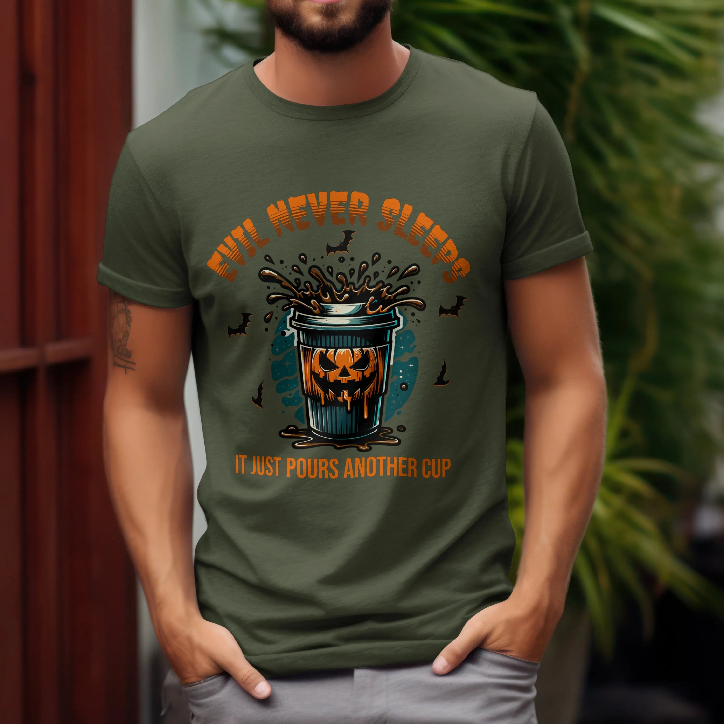 Evil Never Sleeps T-shirt Printify