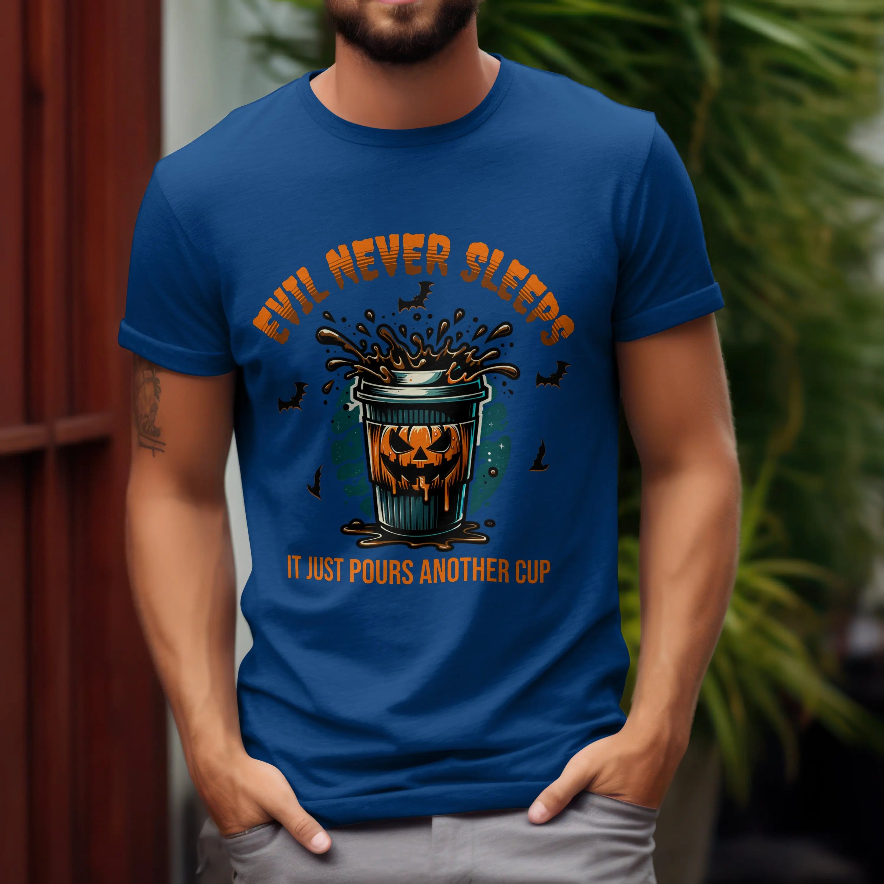 Evil Never Sleeps T-shirt Printify
