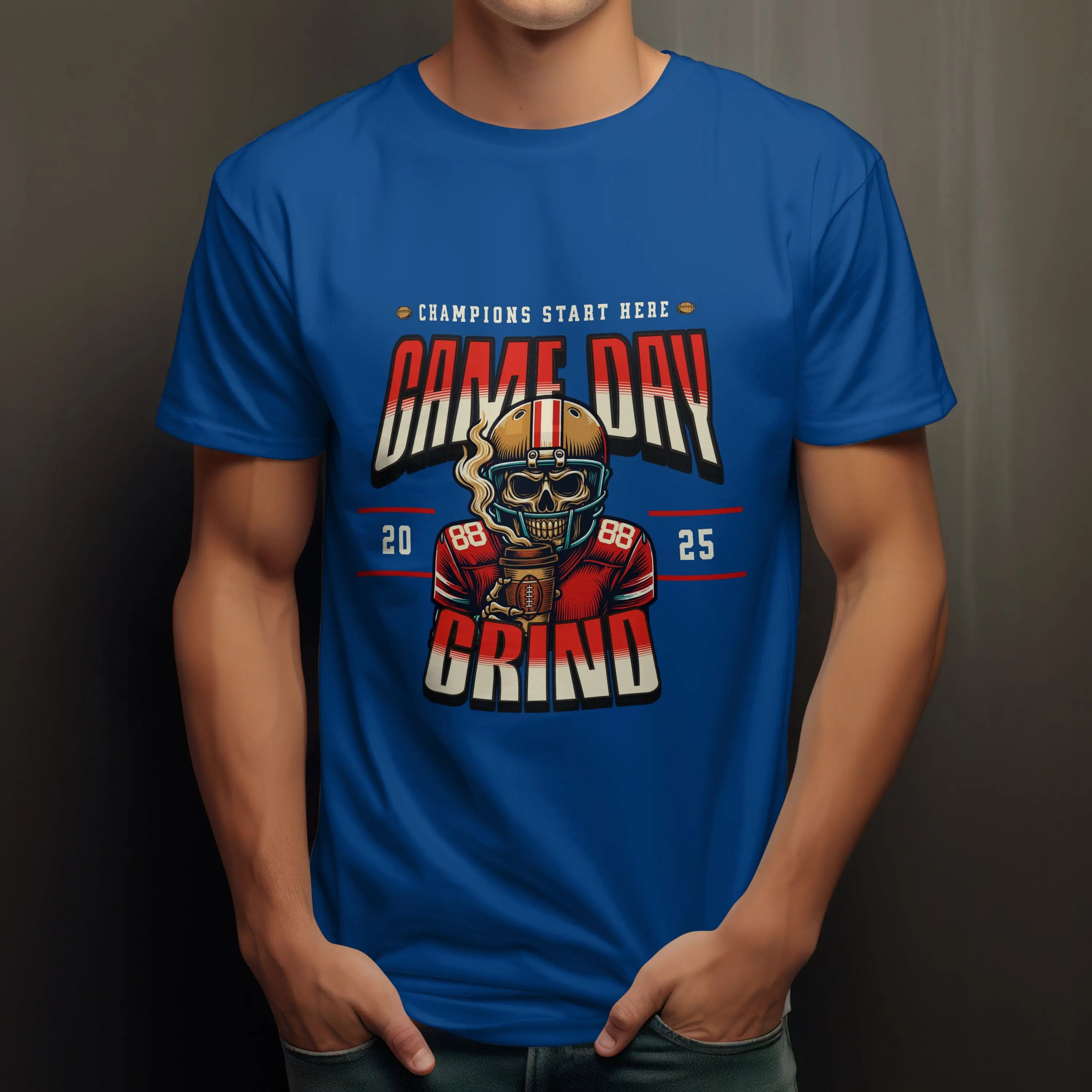 Game Day Grind T-shirt - Football Graphic Tee - Boldly Bitter Company