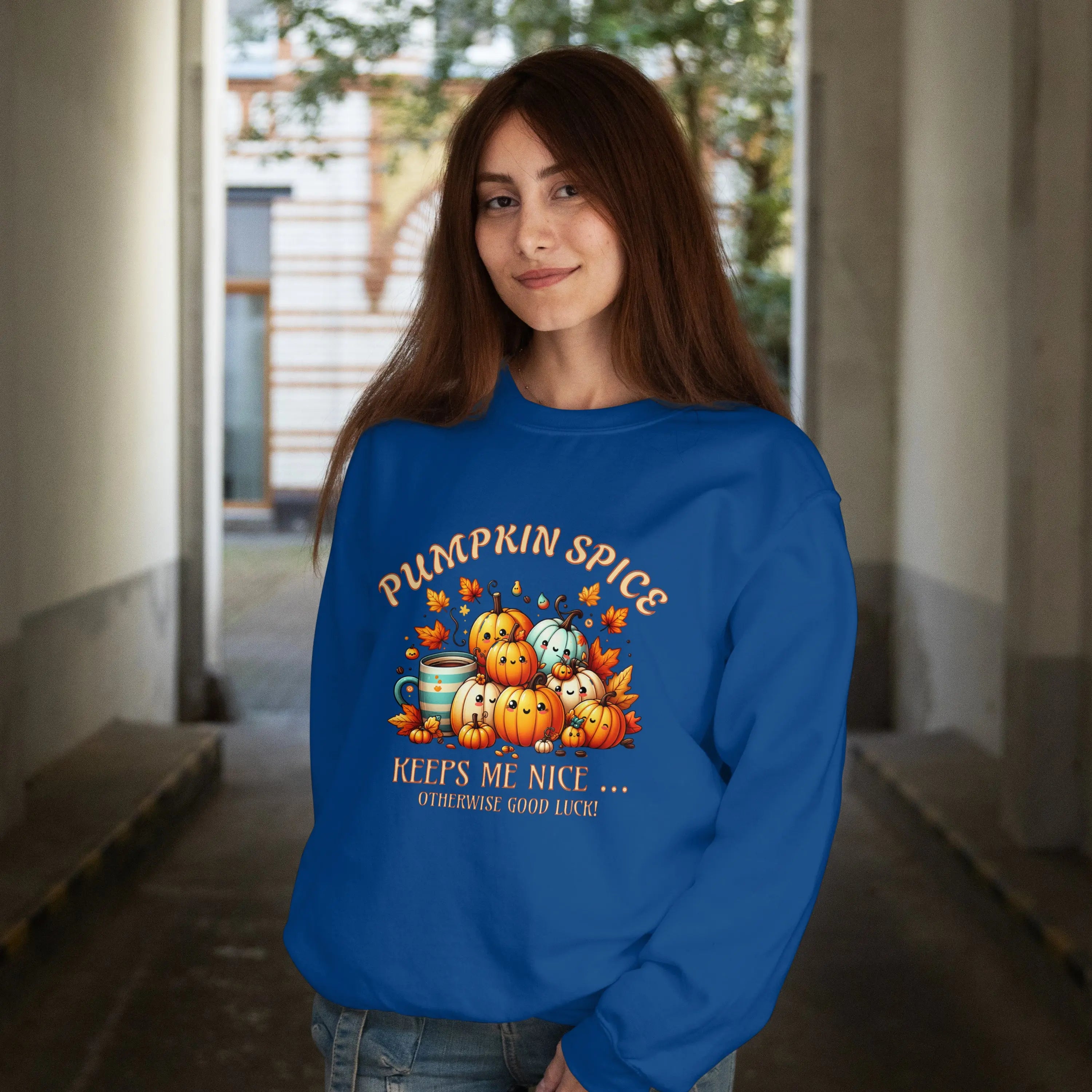 Pumpkin Spice Sweatshirt - Otherwise Good Luck Printify