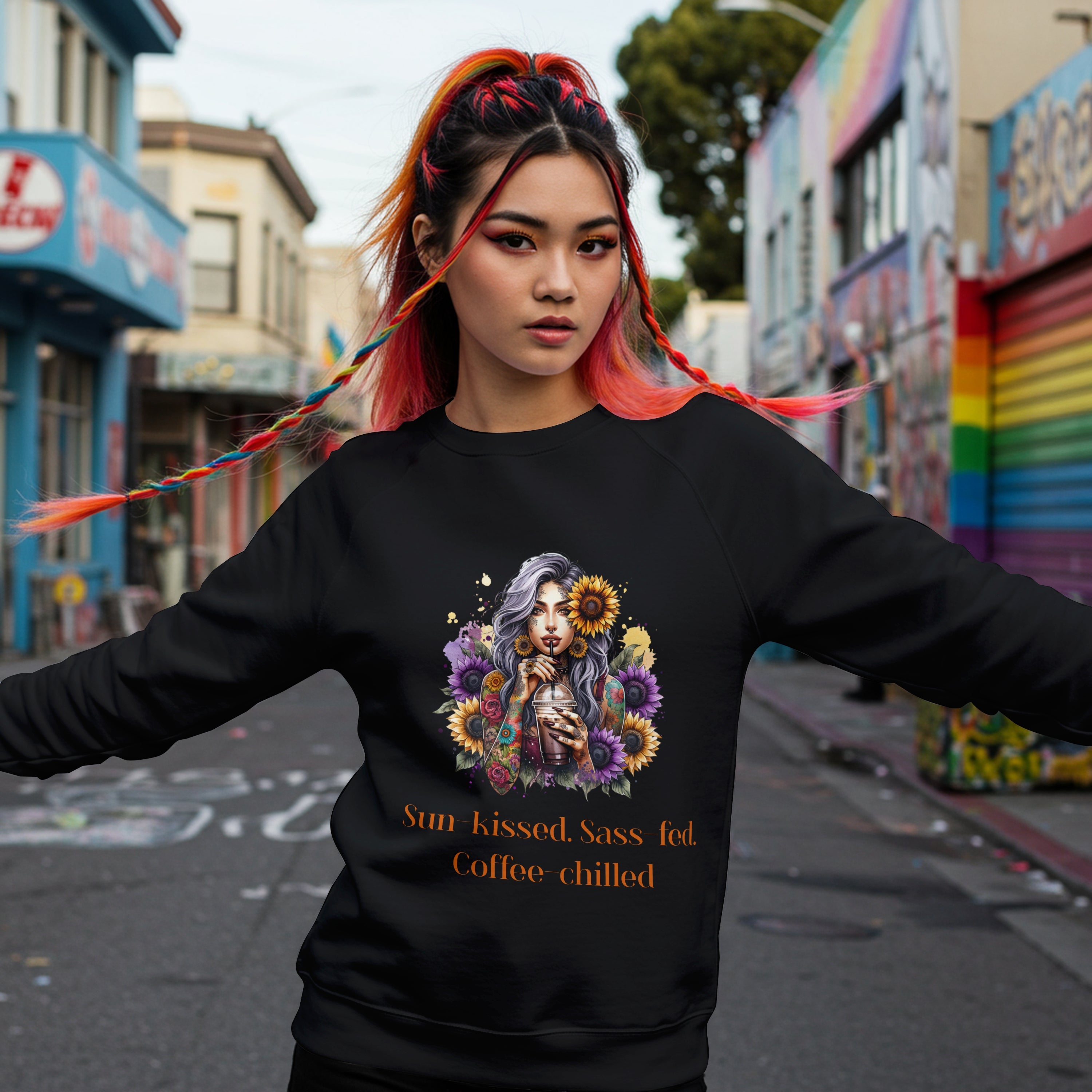 Sun-Kissed Sweatshirt Printify