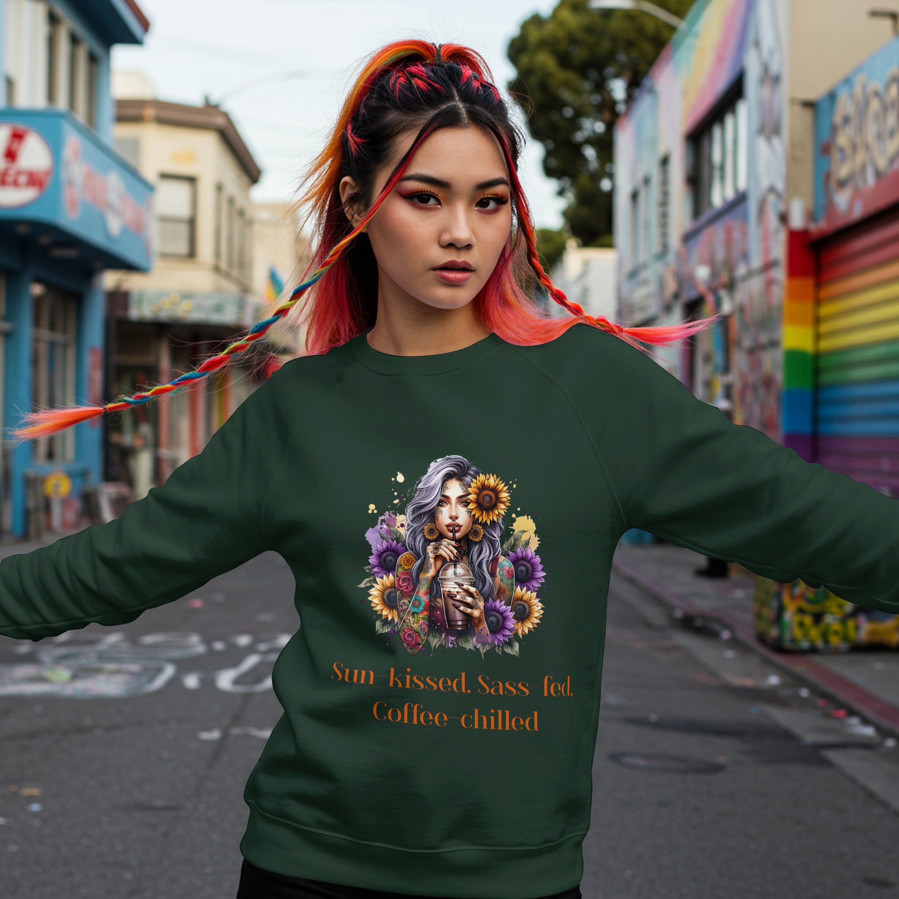Sun-Kissed Sweatshirt Printify