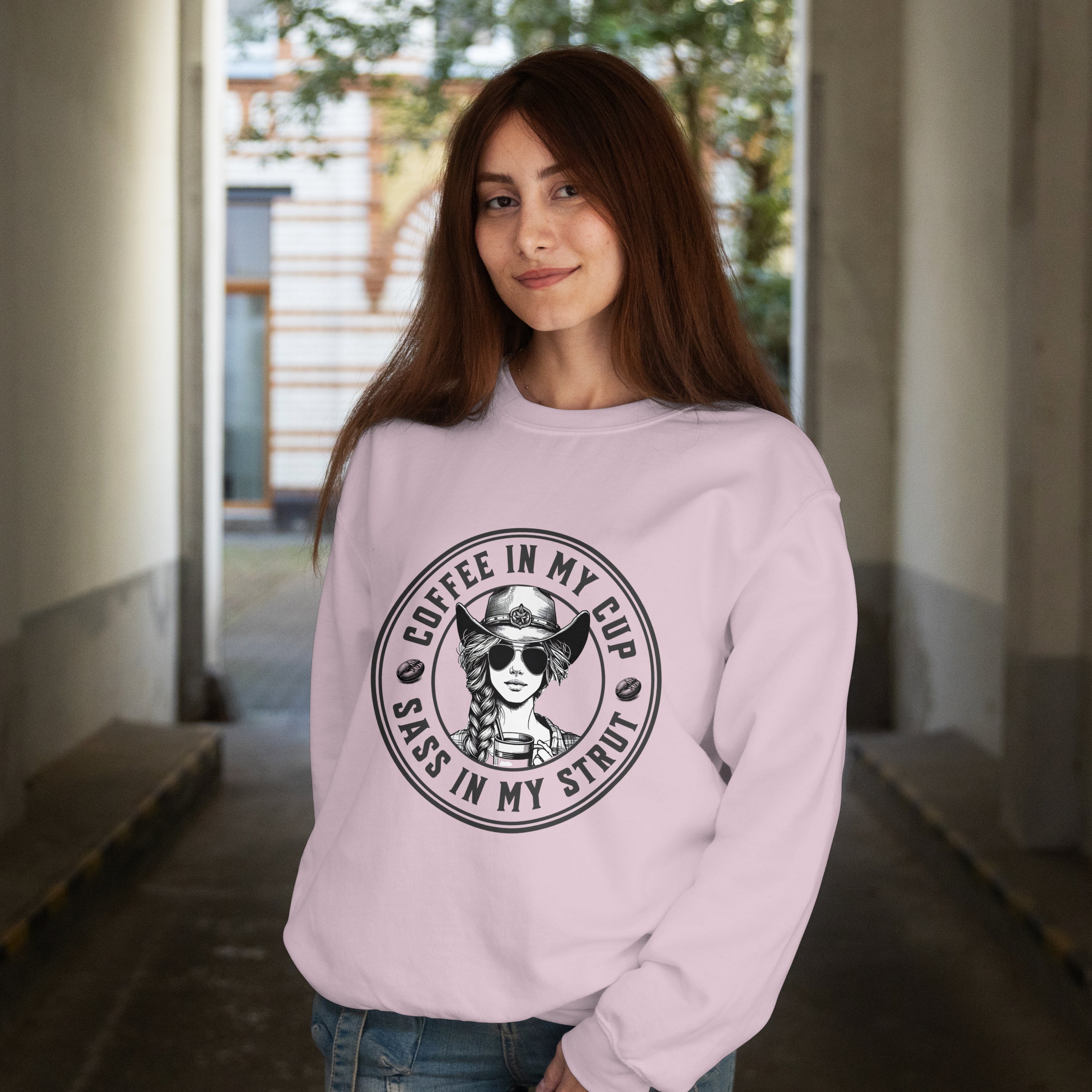 Sass In My Strut Sweatshirt Printify