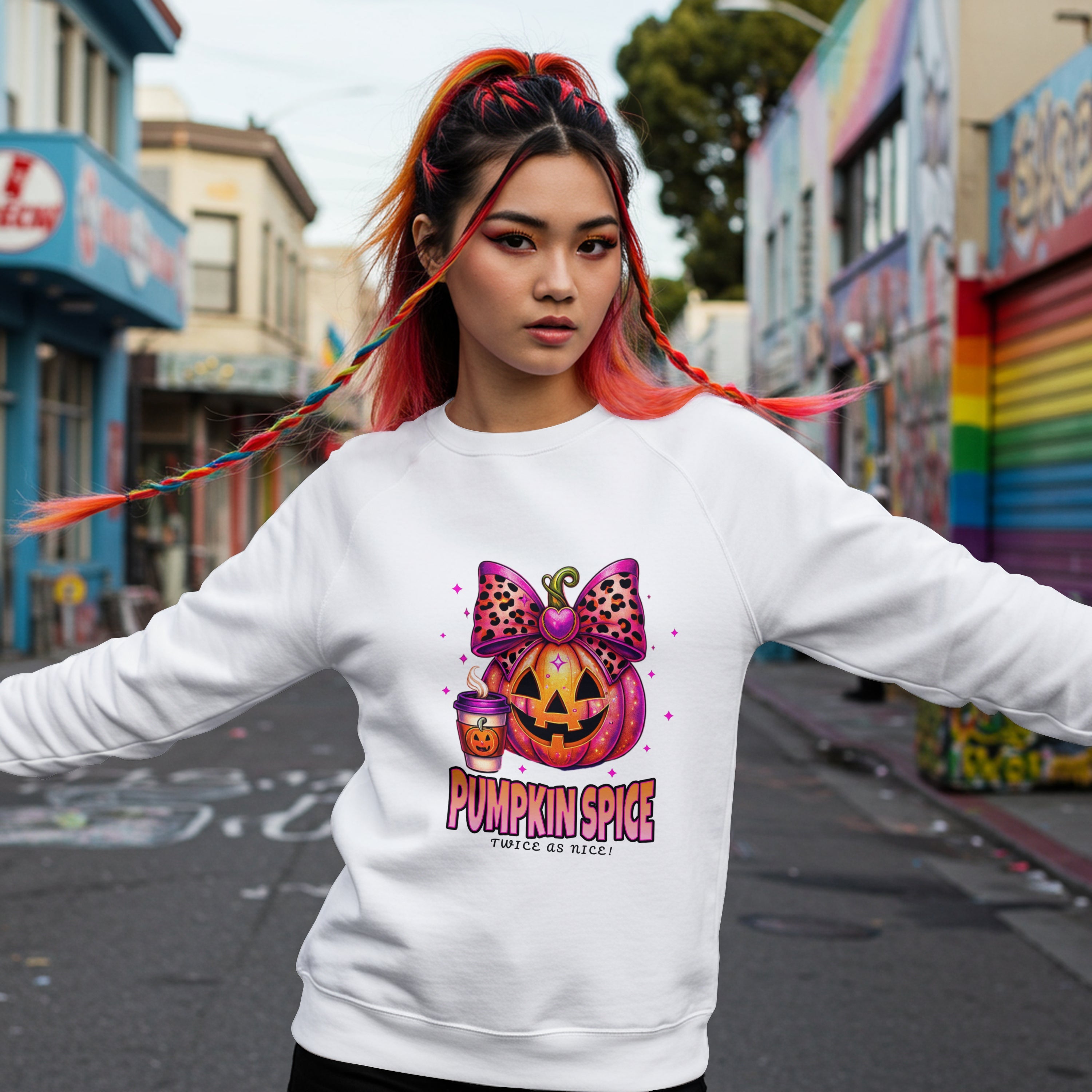 Twice As Nice Sweatshirt Printify