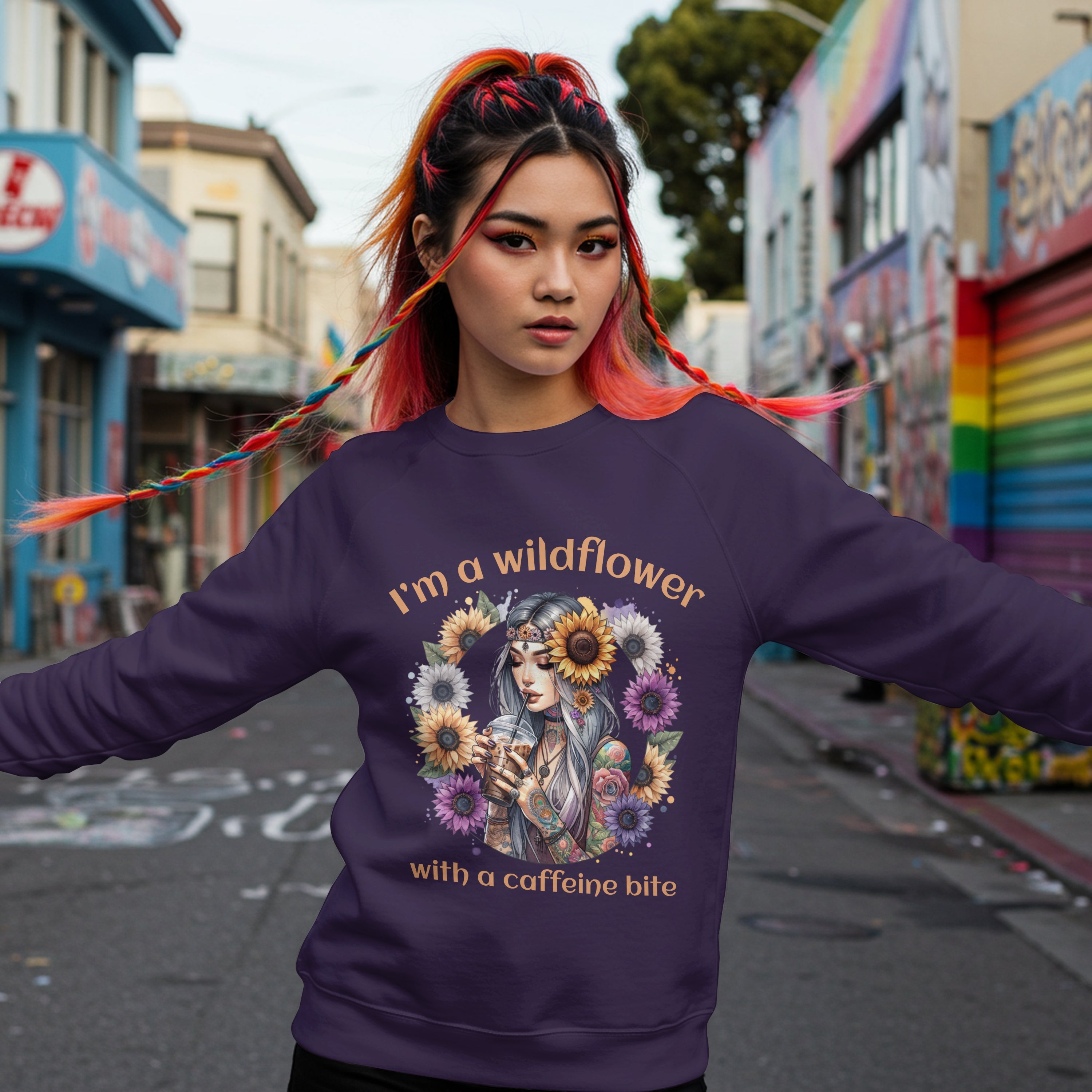 Wildflower Sweatshirt Printify