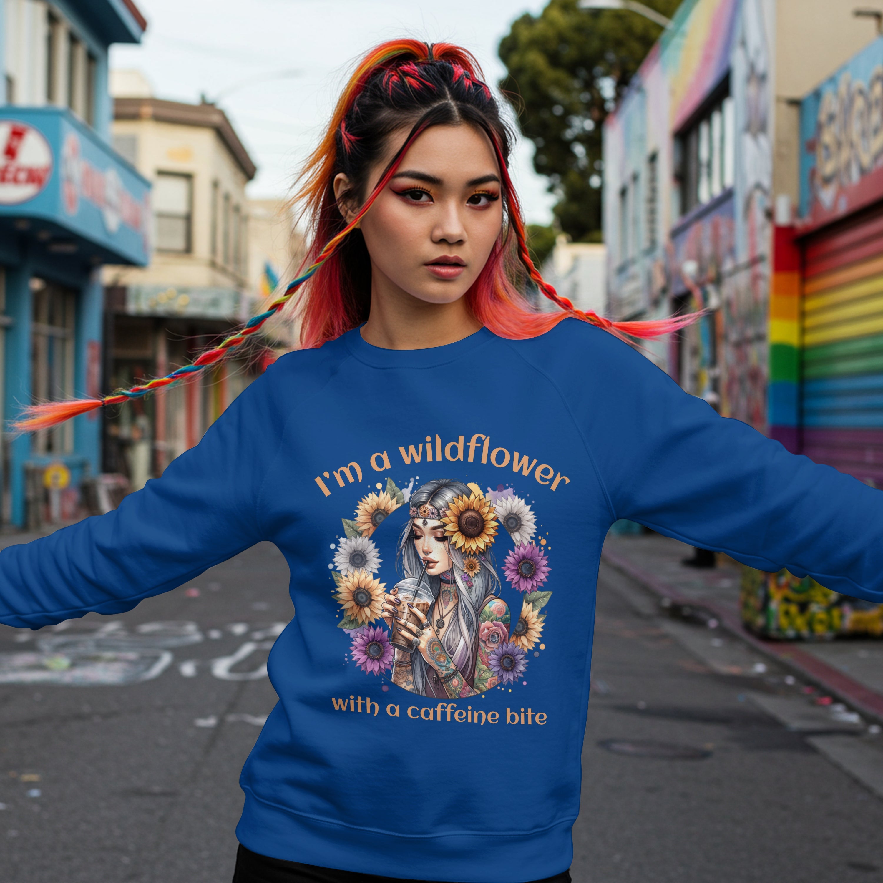 Wildflower Sweatshirt Printify
