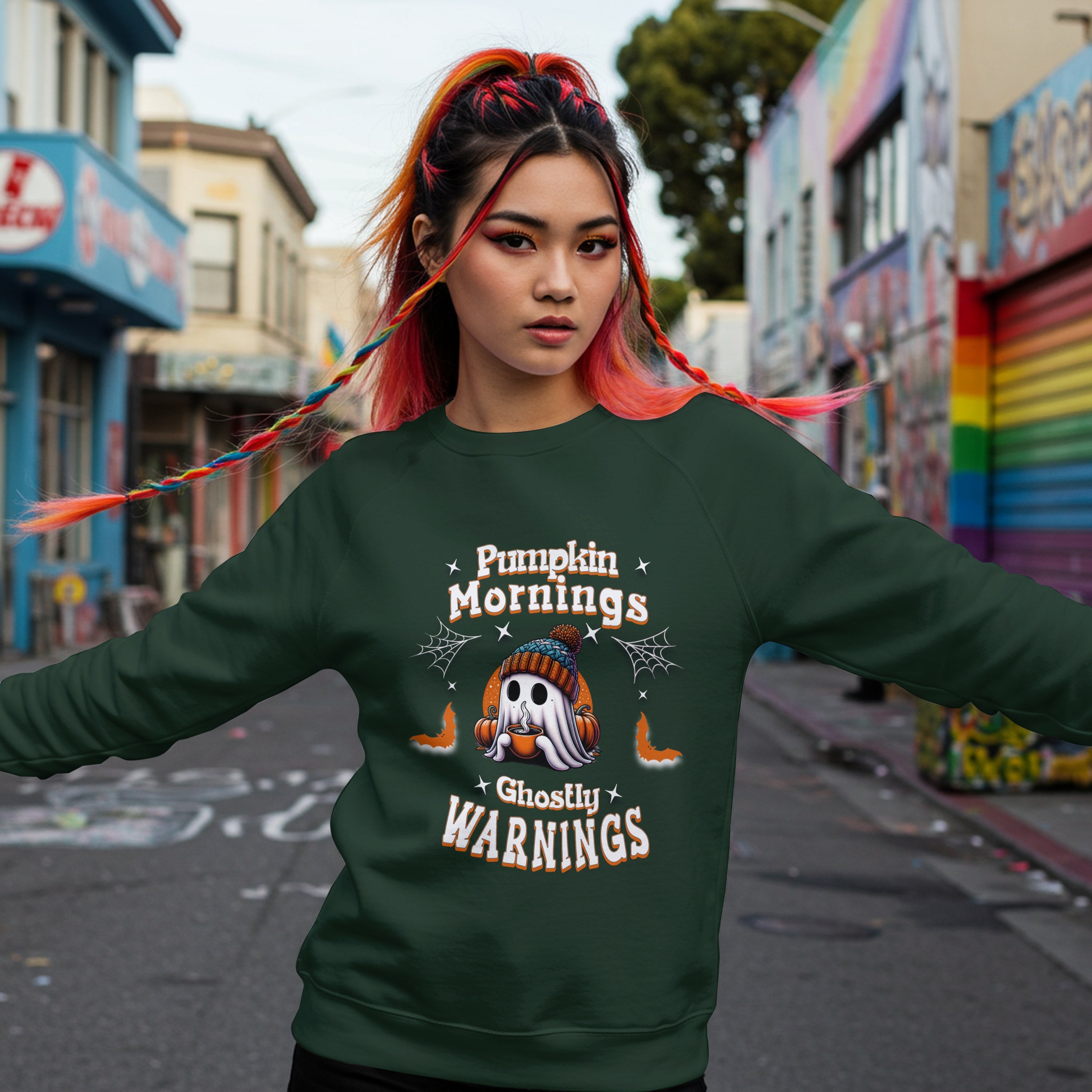 Pumpkin Mornings Sweatshirt Printify