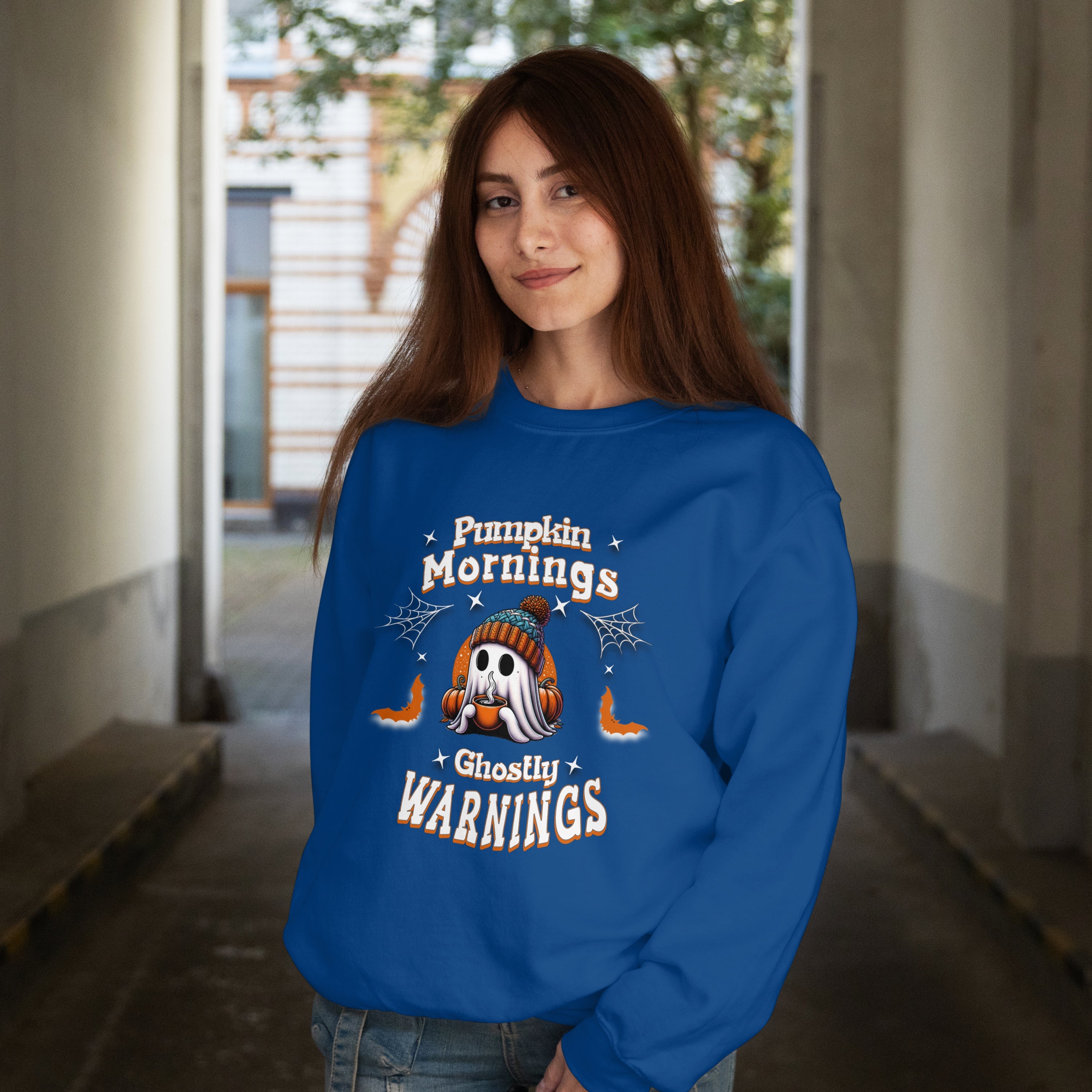 Pumpkin Mornings Sweatshirt Printify
