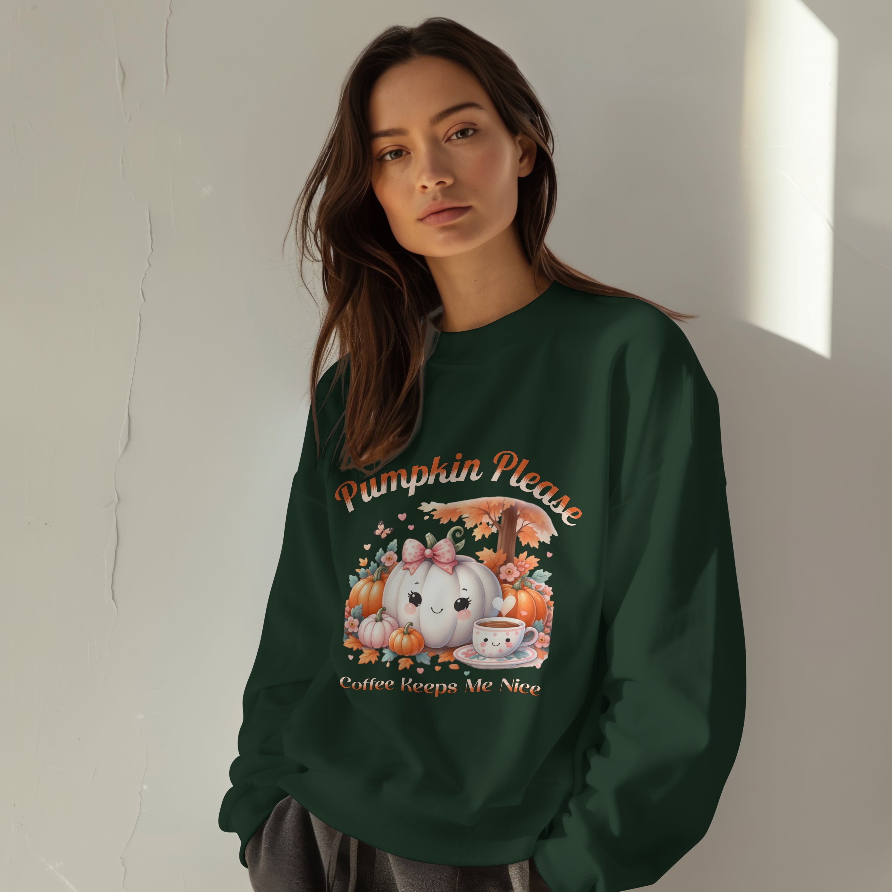 Pumpkin Please Sweatshirt Printify