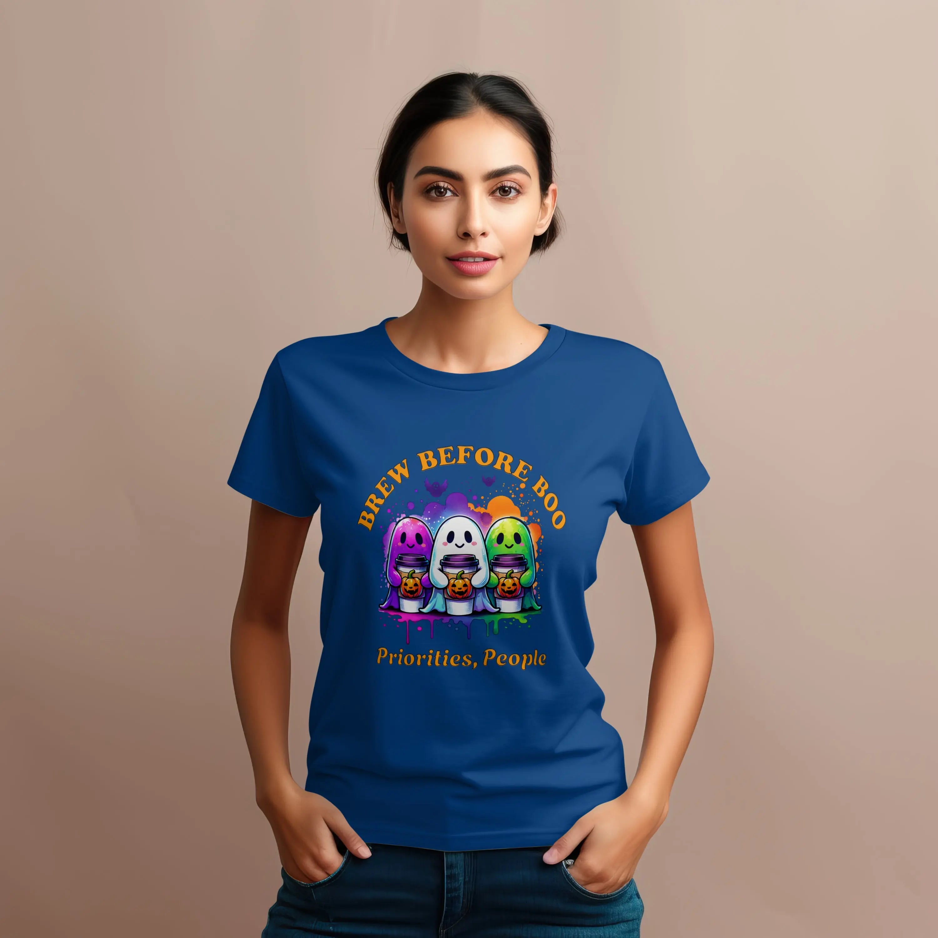 Brew Before Boo T-Shirt Printify