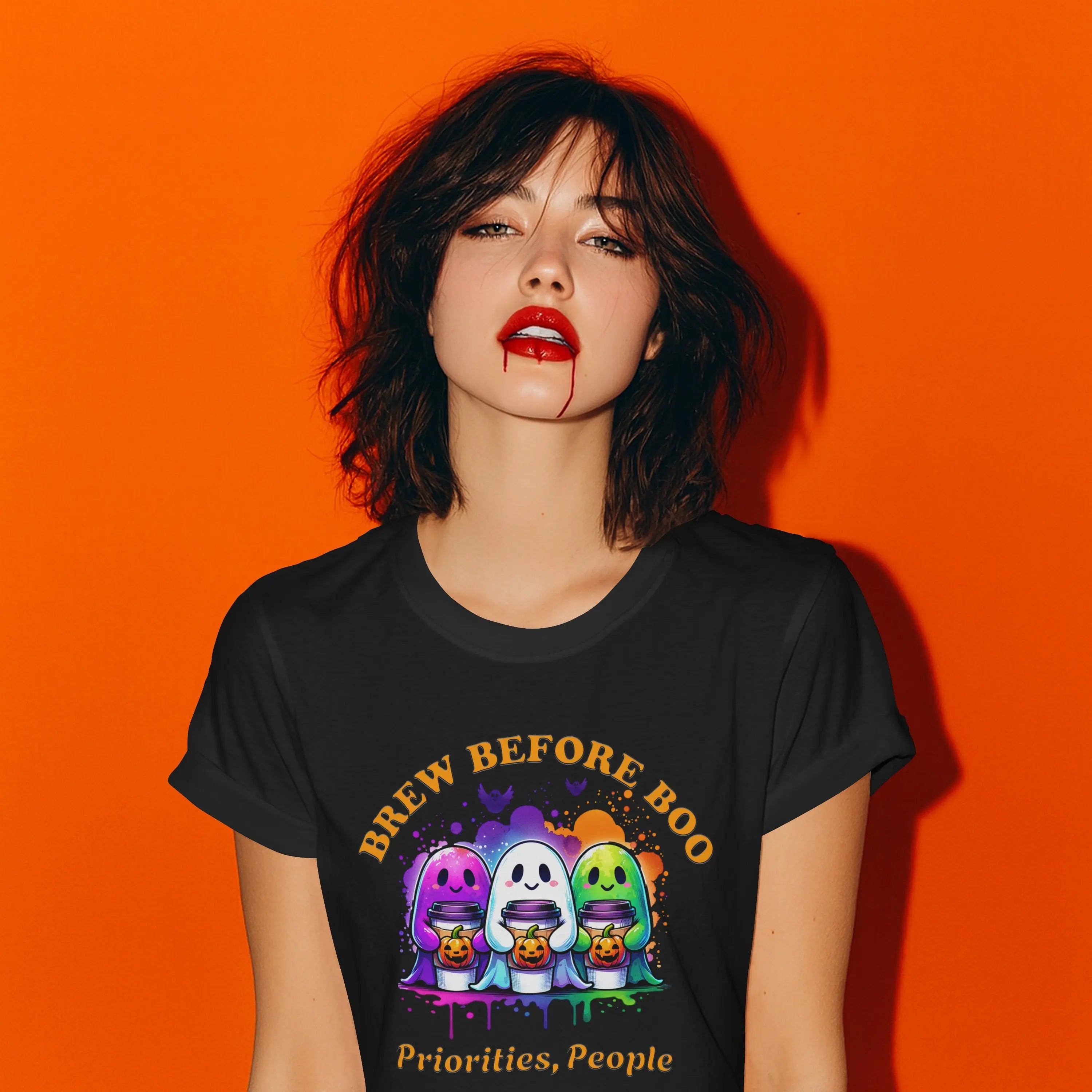 Brew Before Boo T-Shirt Printify
