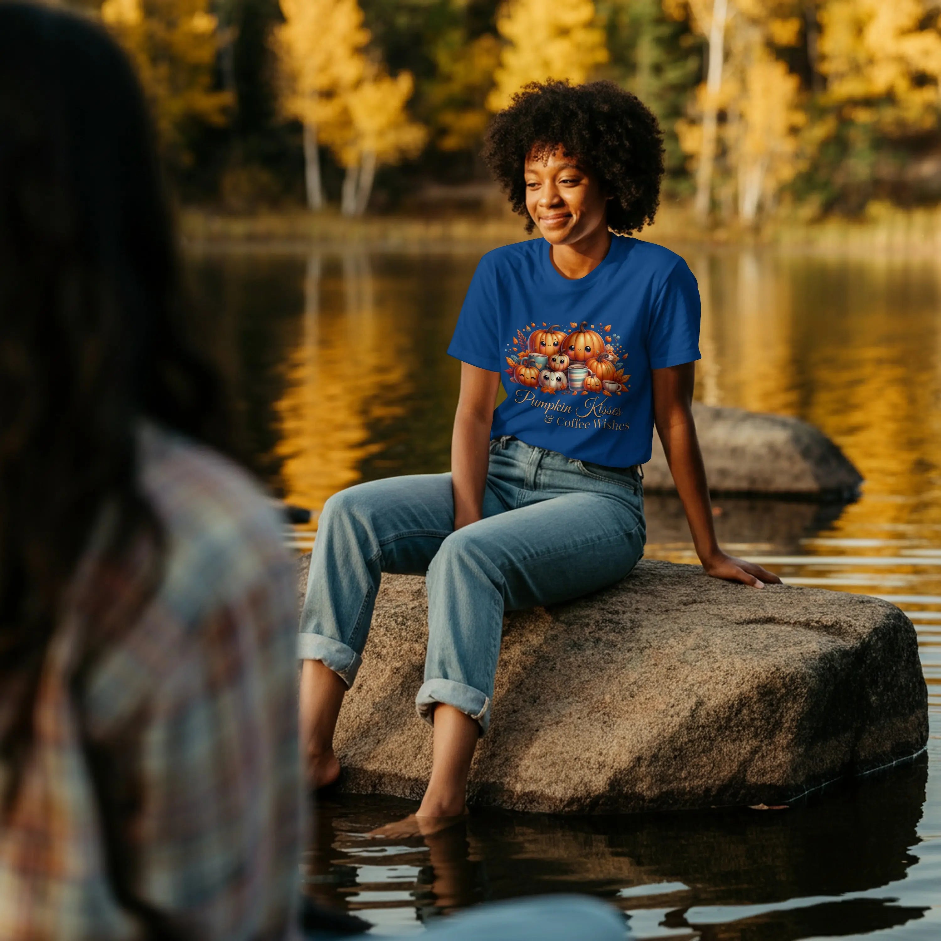 Pumpkin Kisses T-Shirt Printify