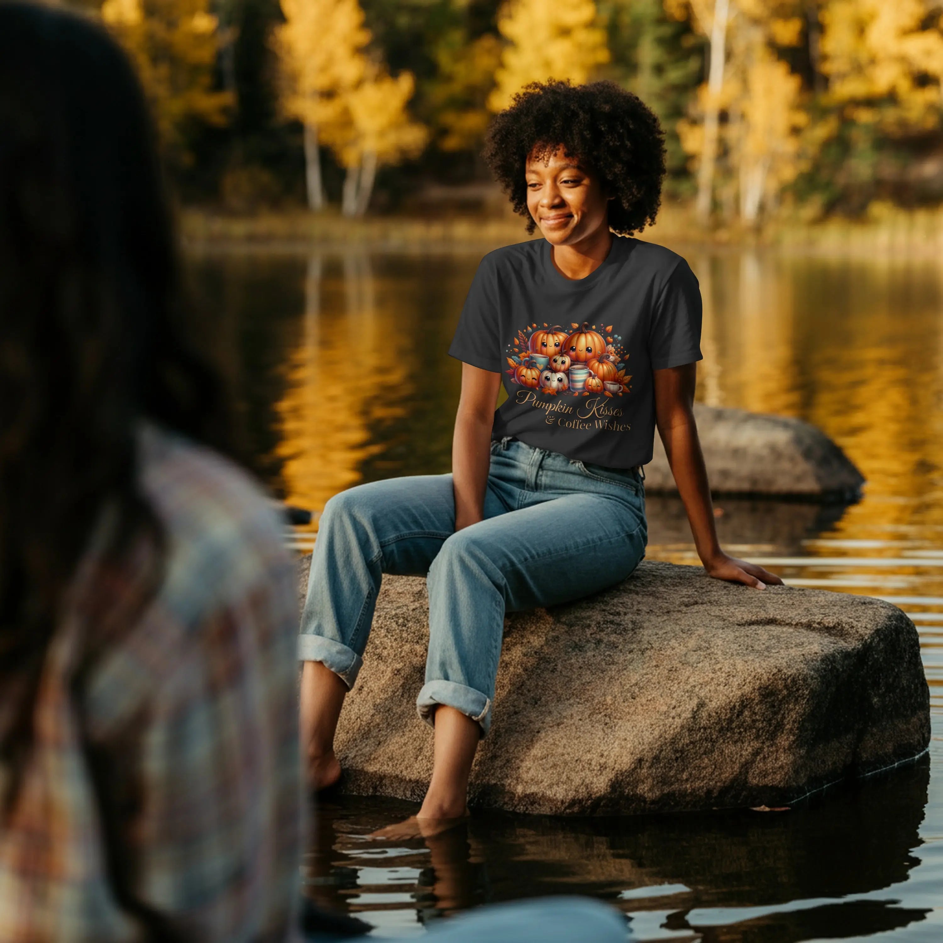 Pumpkin Kisses T-Shirt Printify