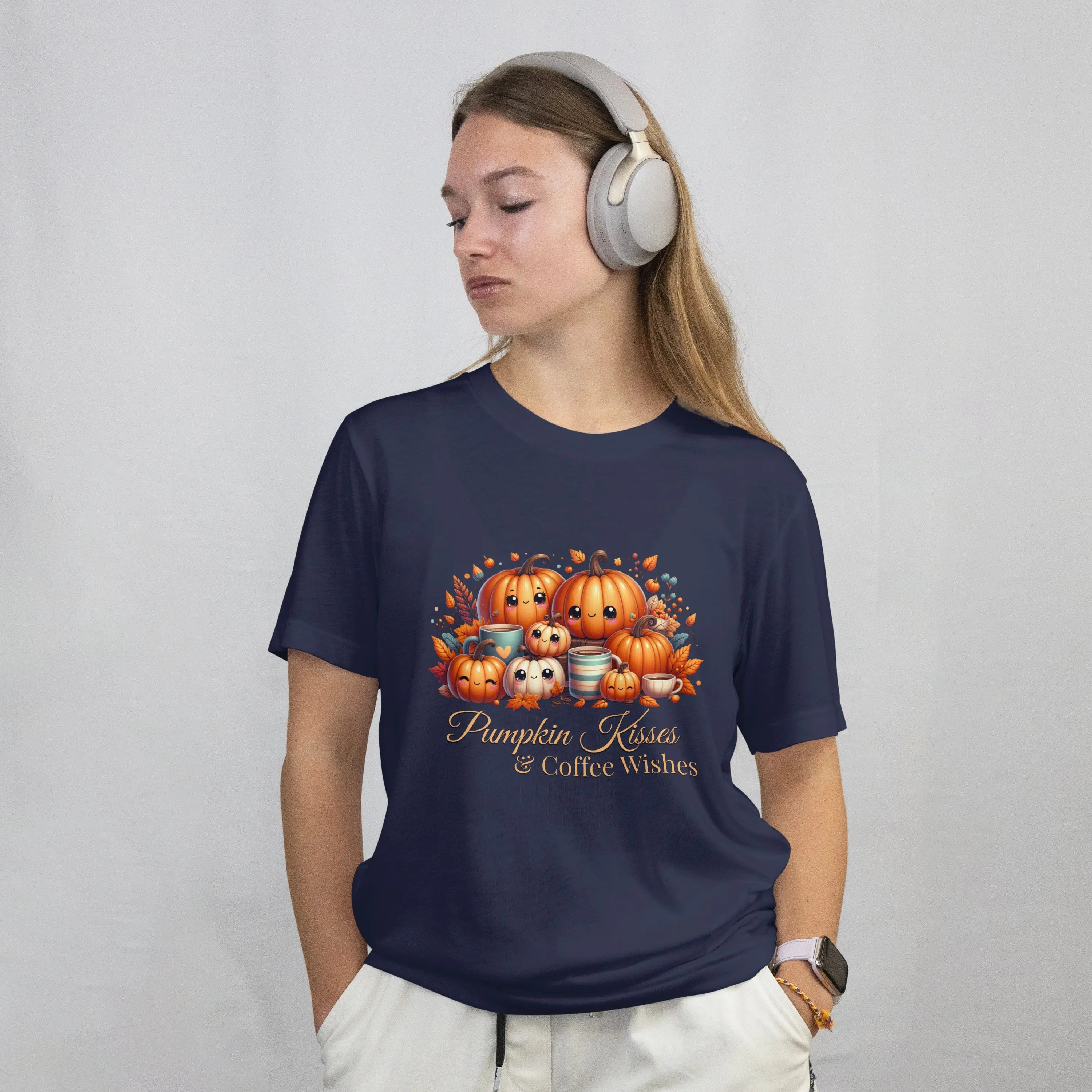 Pumpkin Kisses T-Shirt Printify