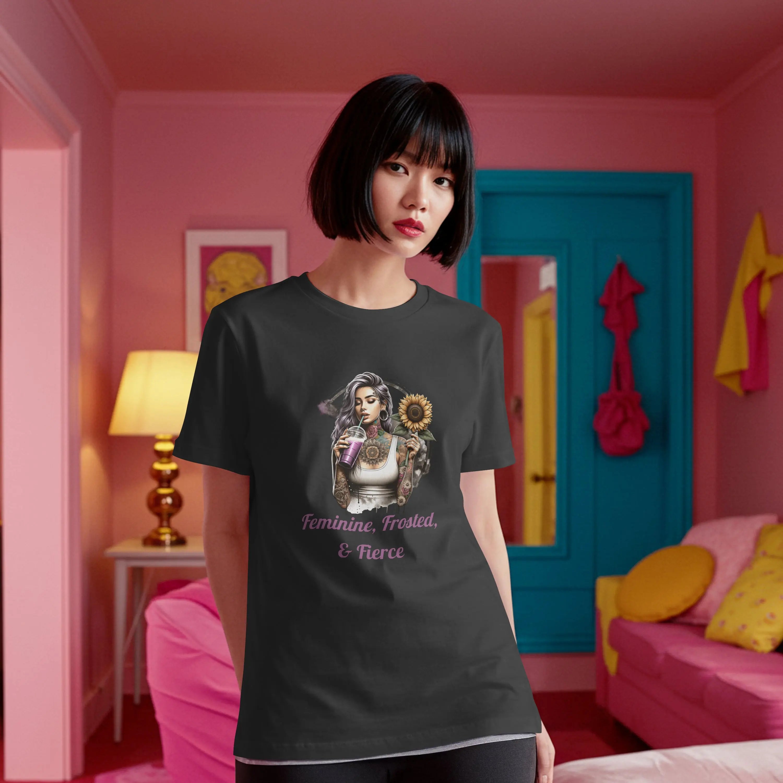 Feminine, Frosted, & Fierce Tshirt Printify