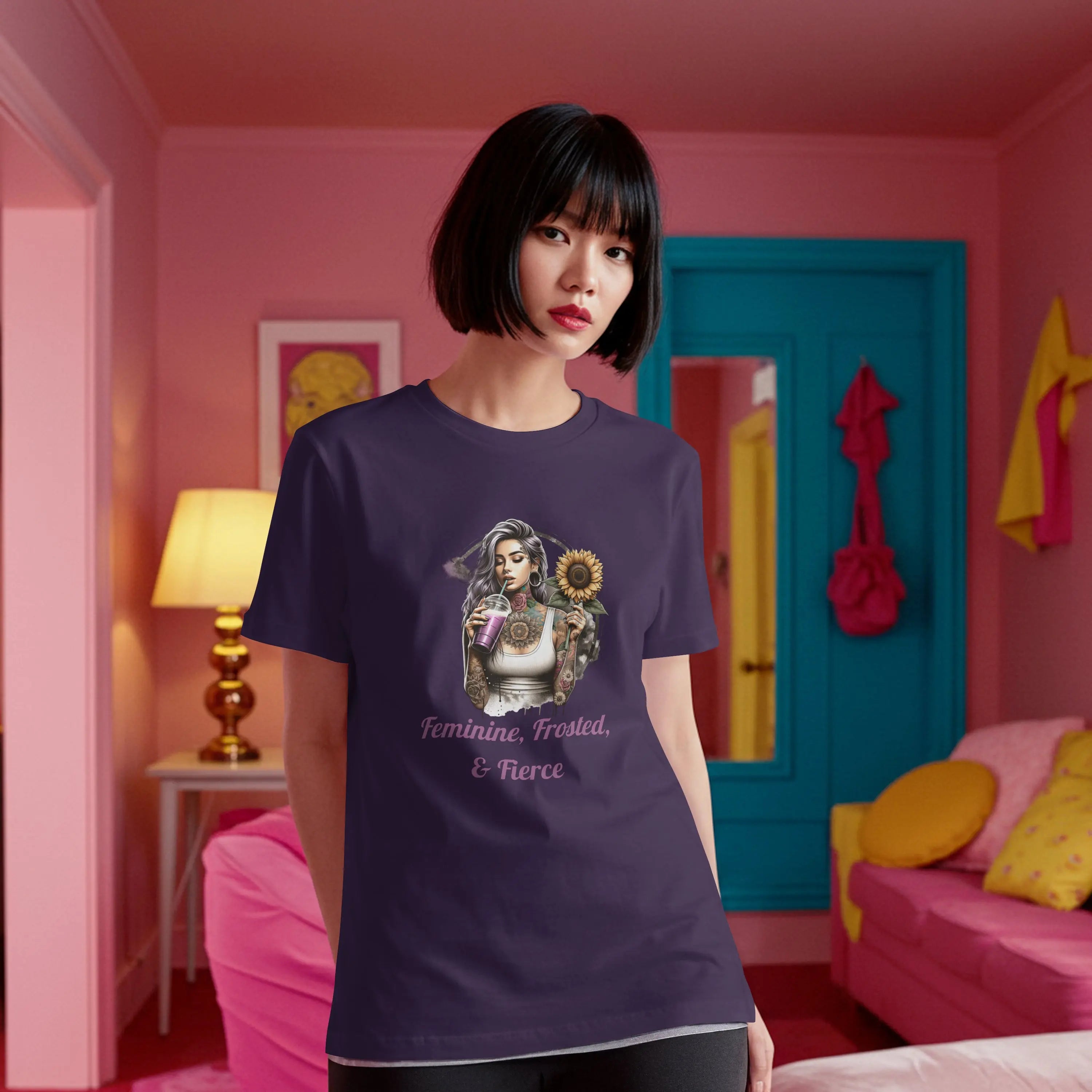 Feminine, Frosted, & Fierce Tshirt Printify