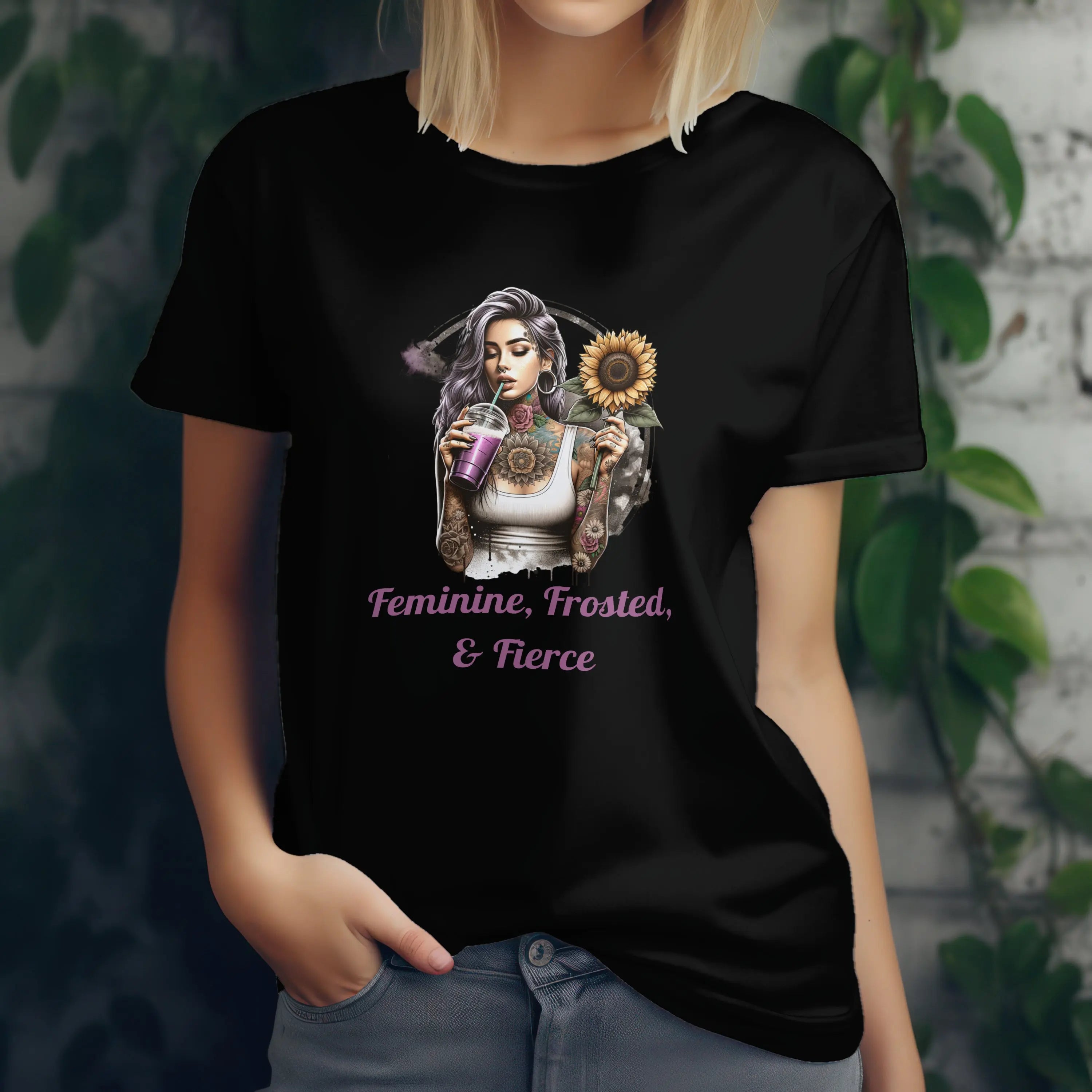 Feminine, Frosted, & Fierce Tshirt Printify