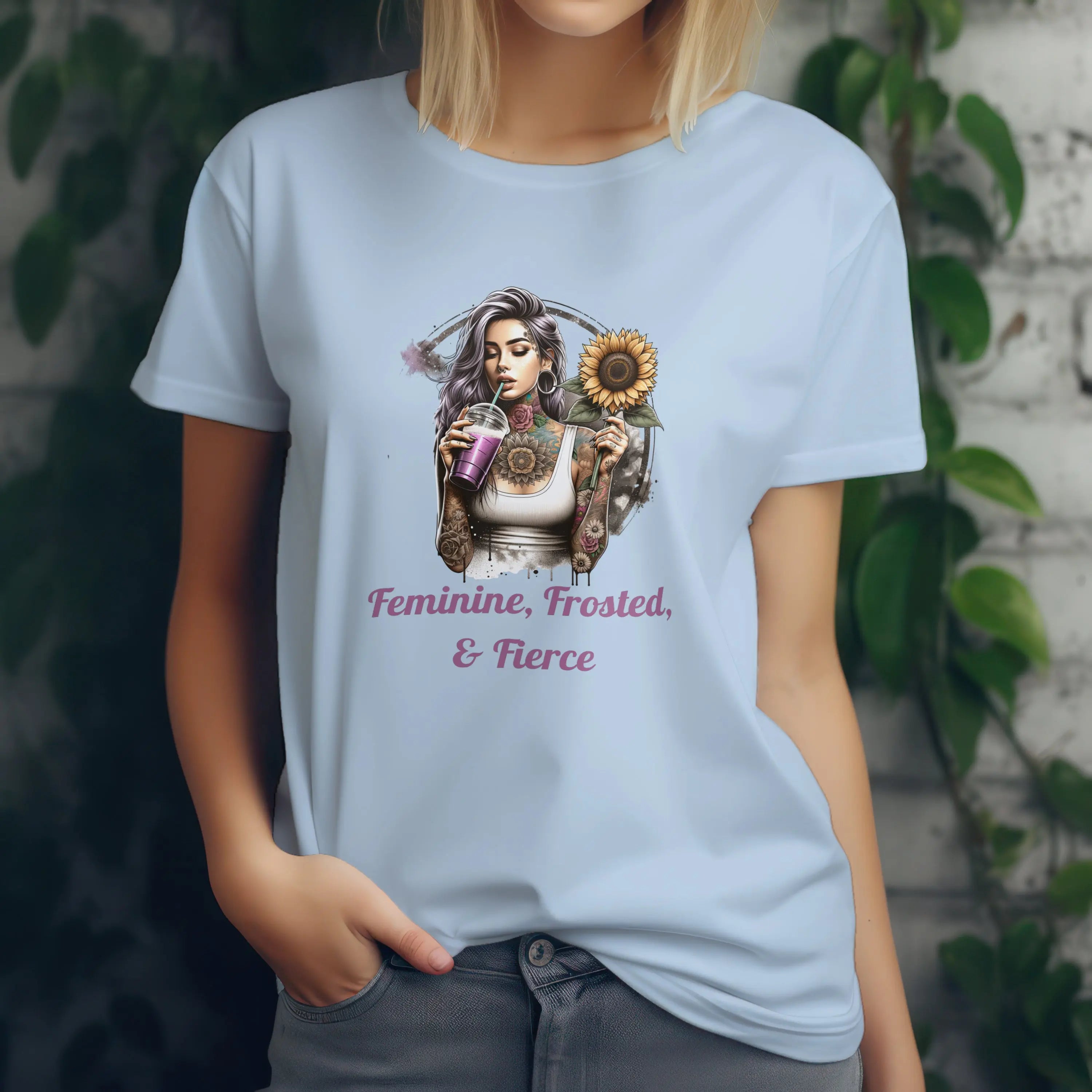Feminine, Frosted, & Fierce Tshirt Printify