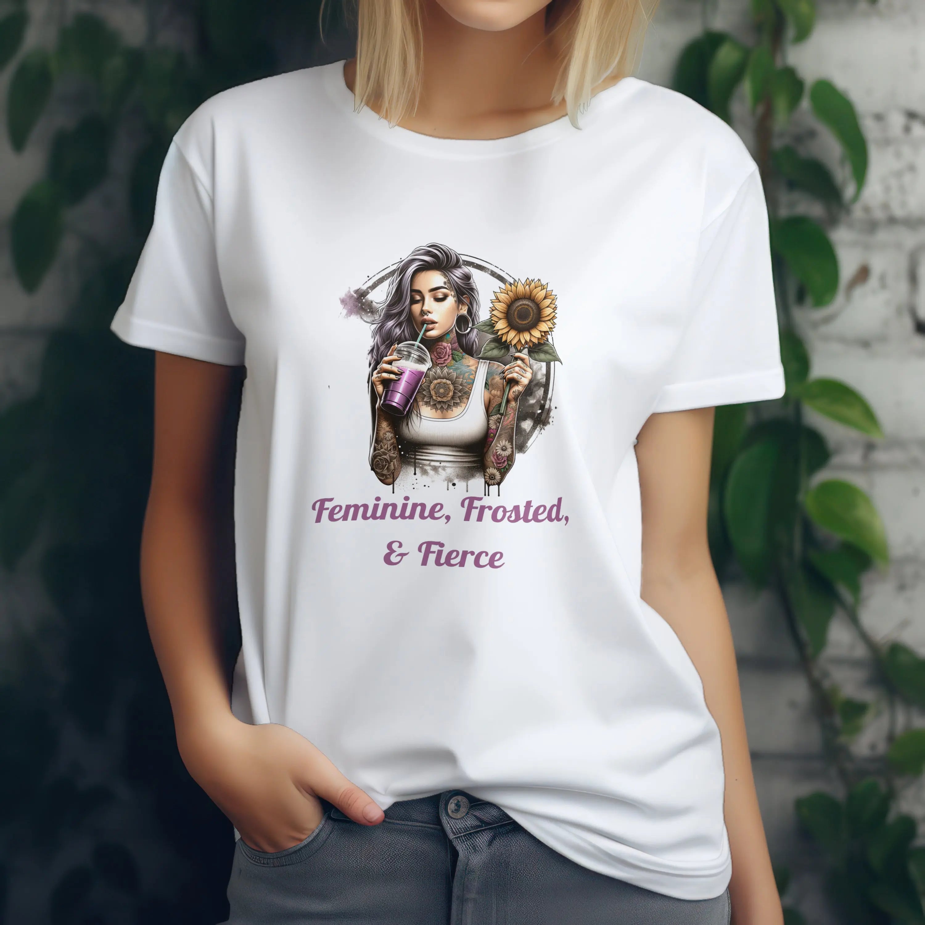 Feminine, Frosted, & Fierce Tshirt Printify