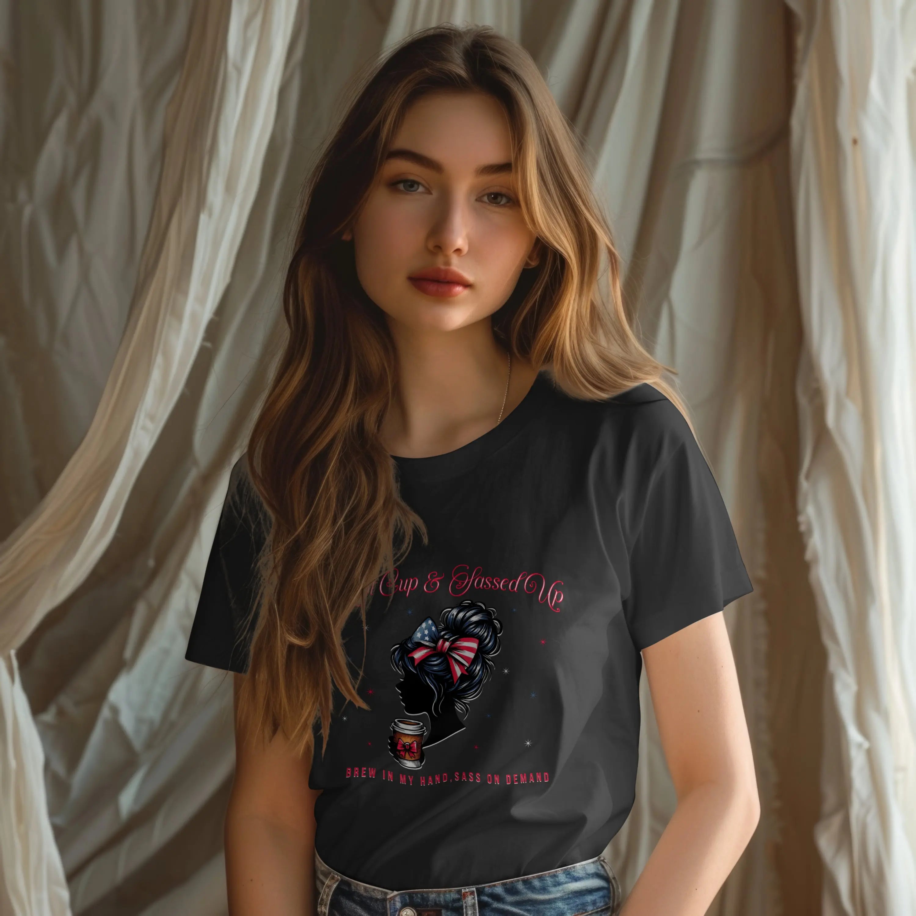 Hot Cup and Sassed Up Tshirt Printify