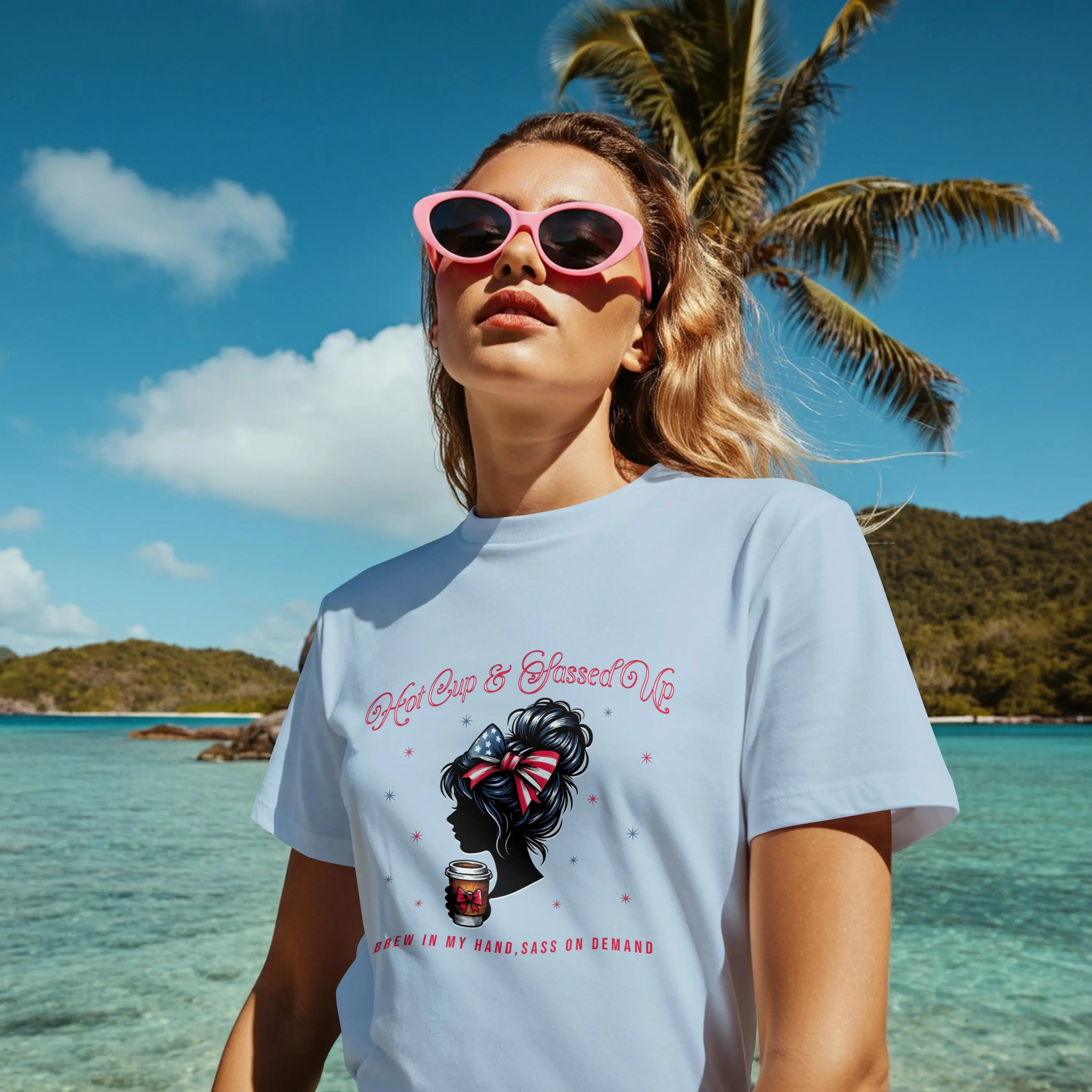 Hot Cup and Sassed Up Tshirt Printify