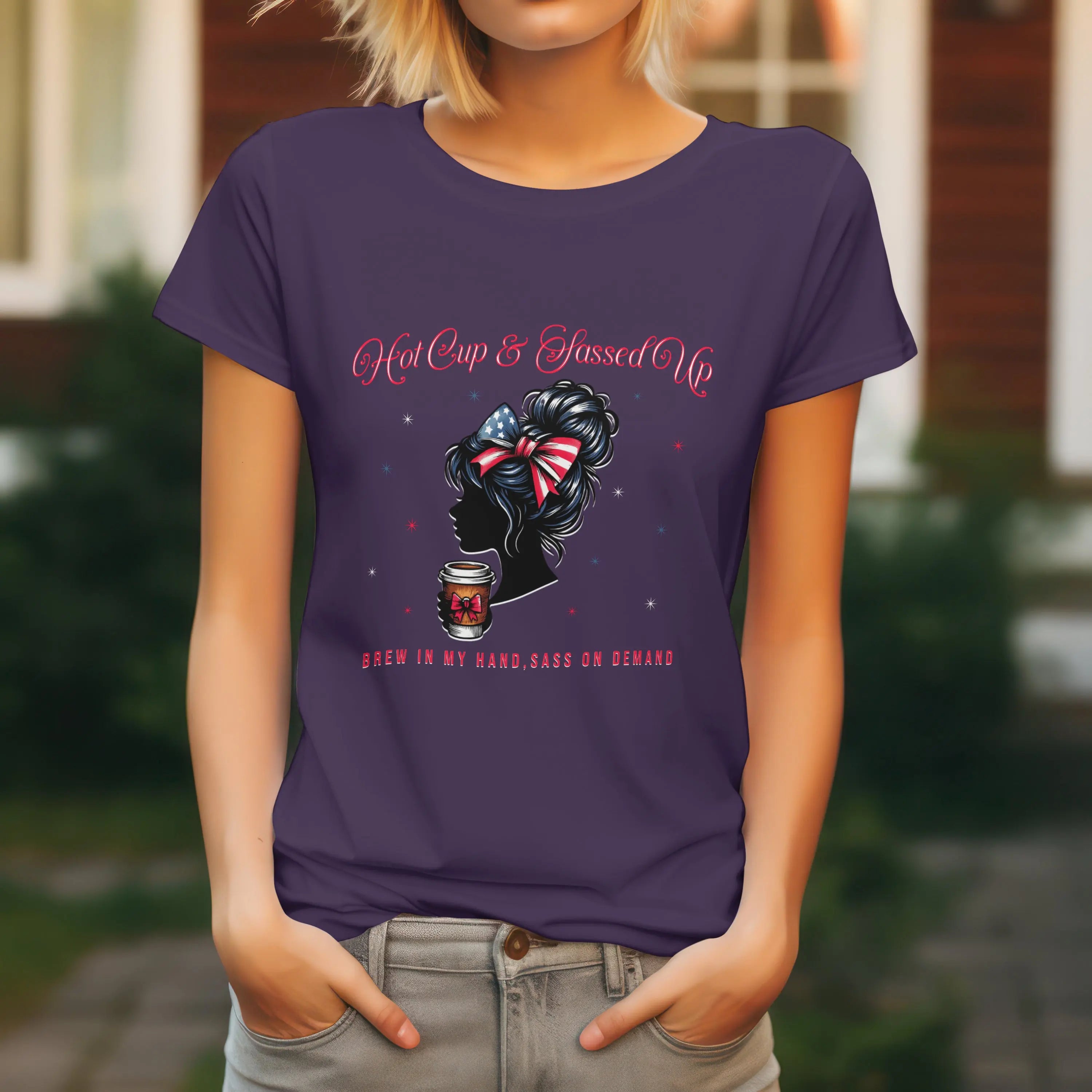 Hot Cup and Sassed Up Tshirt Printify