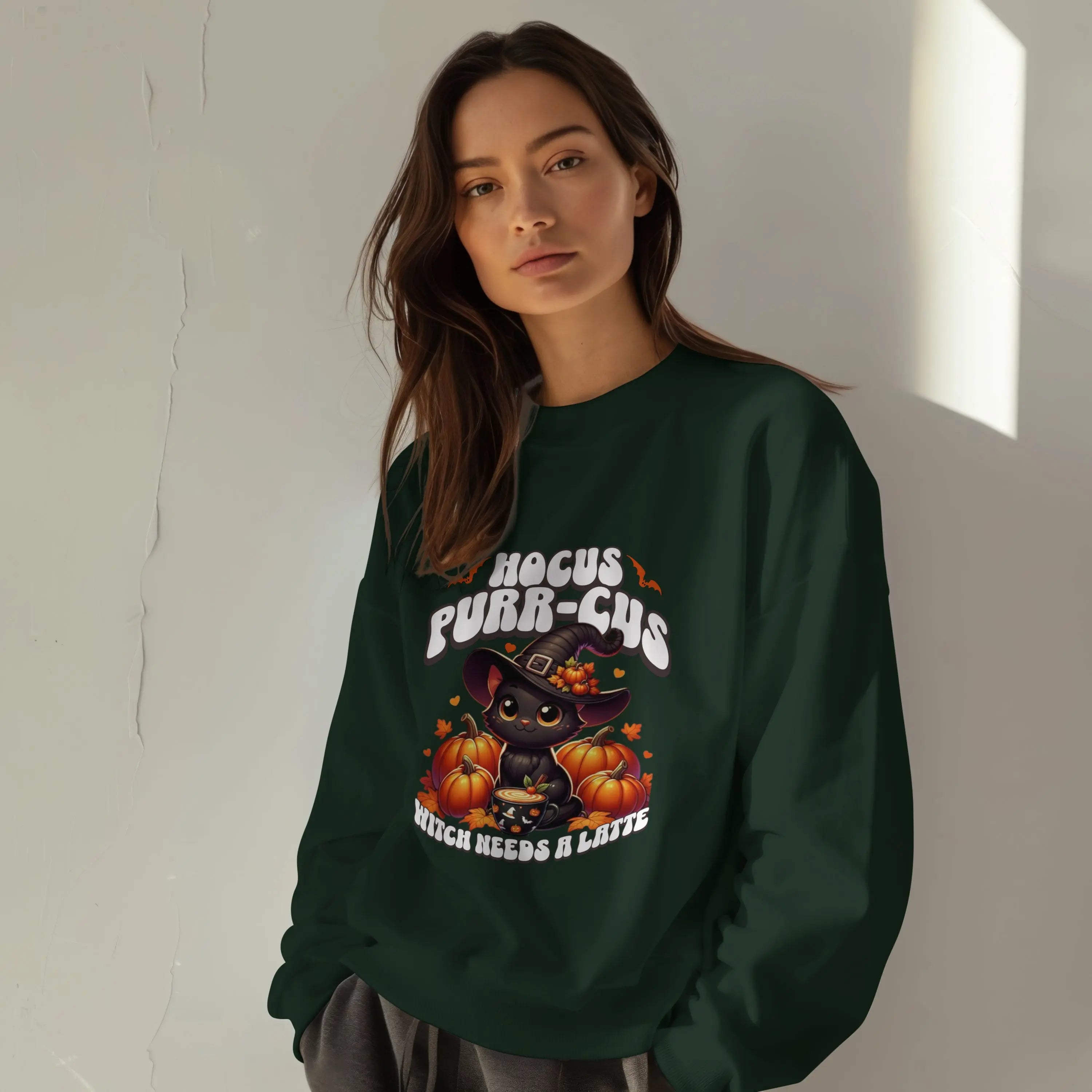 Hocus Purr-cuss Sweatshirt Printify