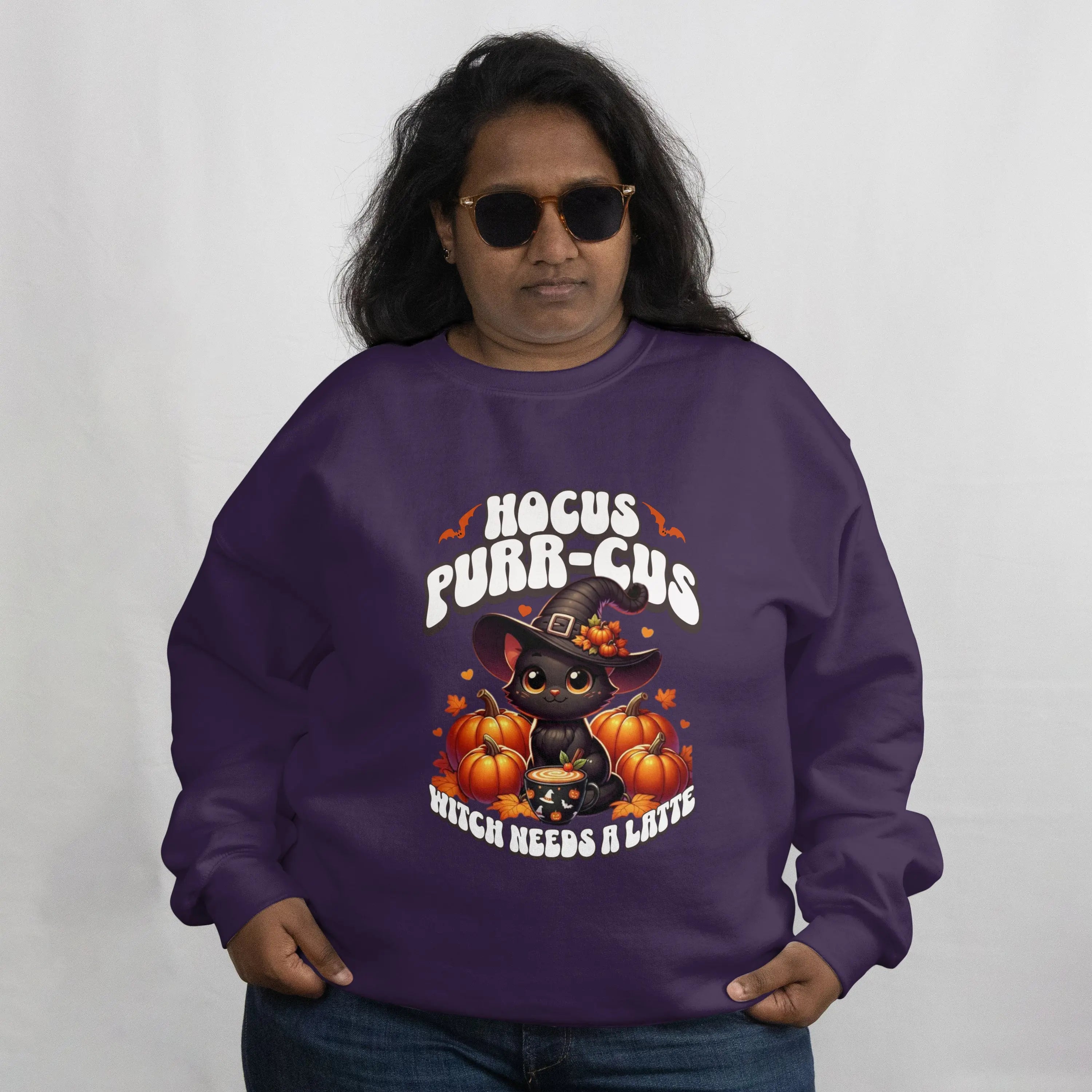 Hocus Purr-cuss Sweatshirt Printify