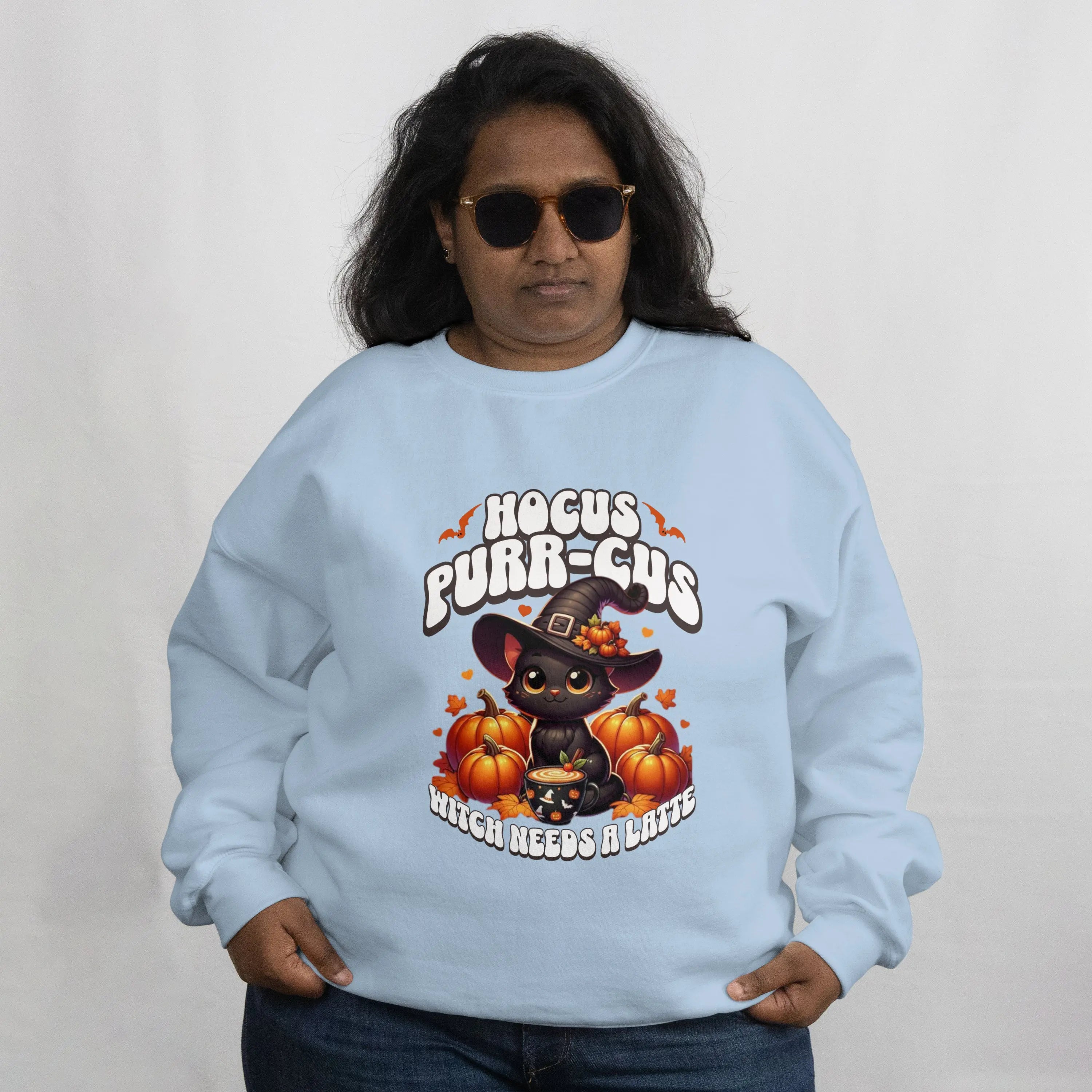 Hocus Purr-cuss Sweatshirt Printify