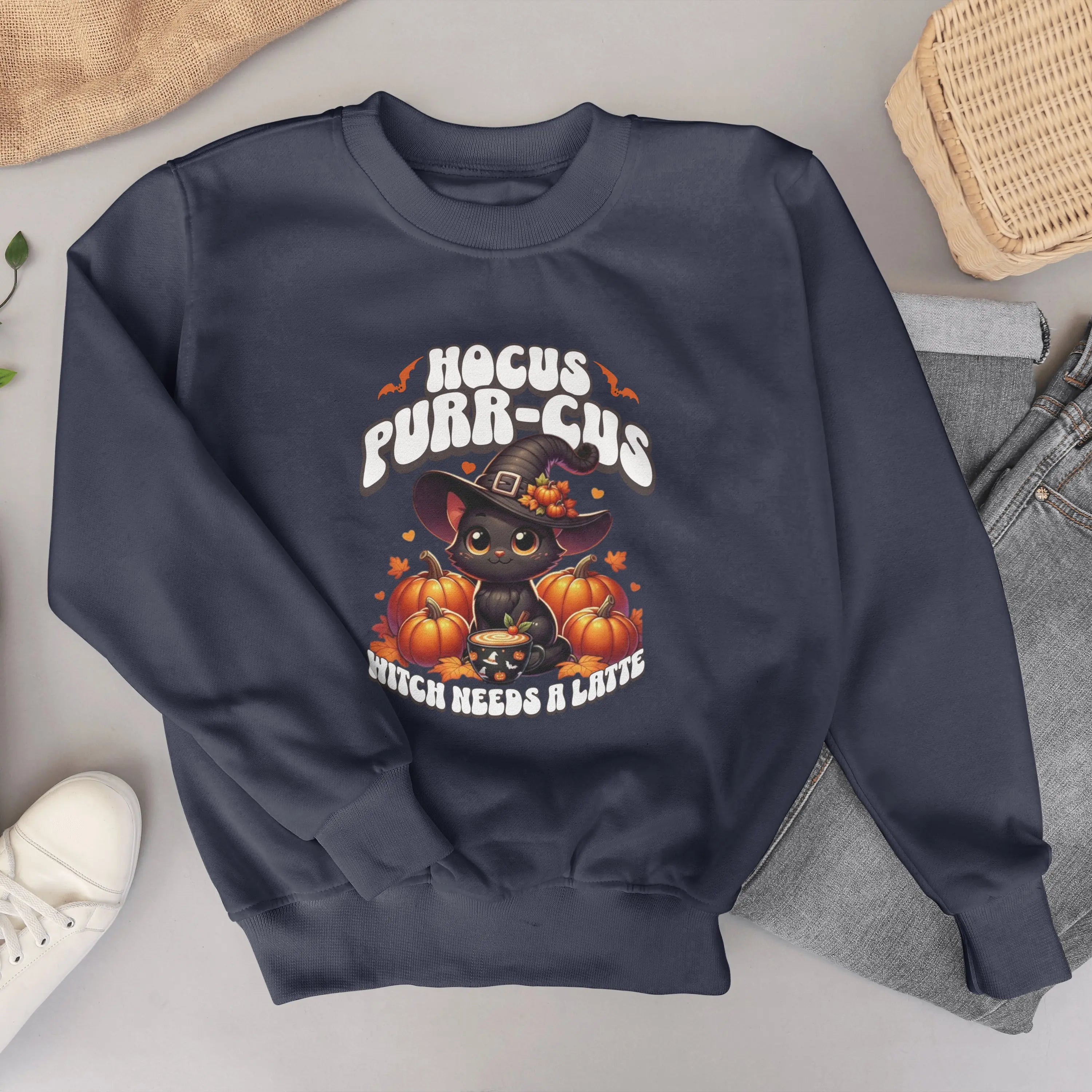 Hocus Purr-cuss Sweatshirt Printify