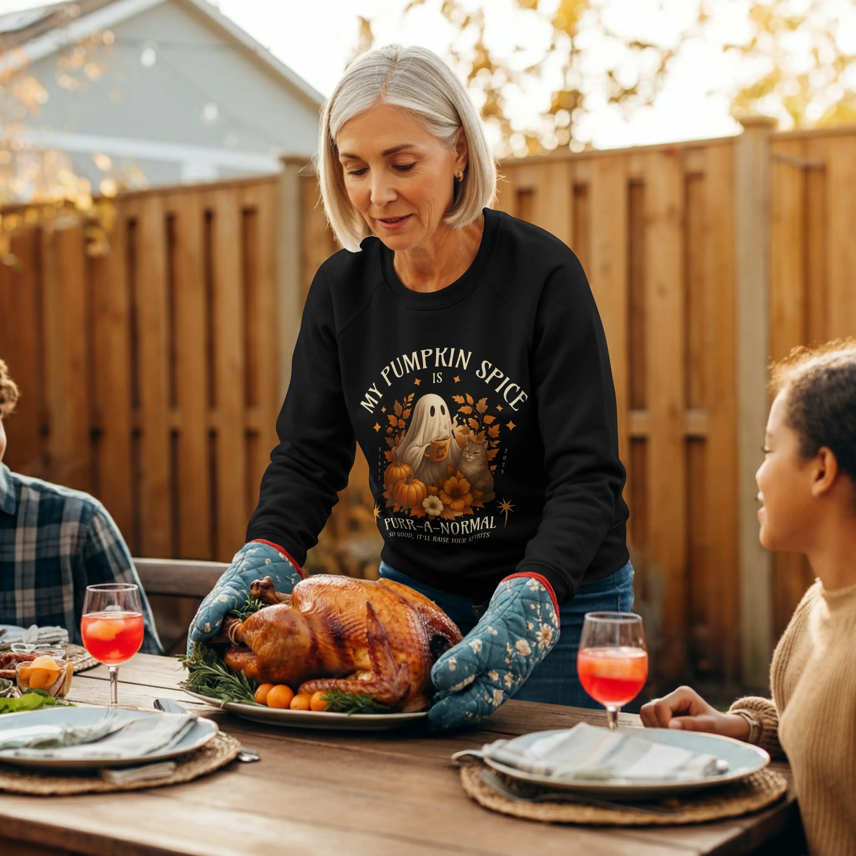 Purr-a-normal Sweatshirt Printify