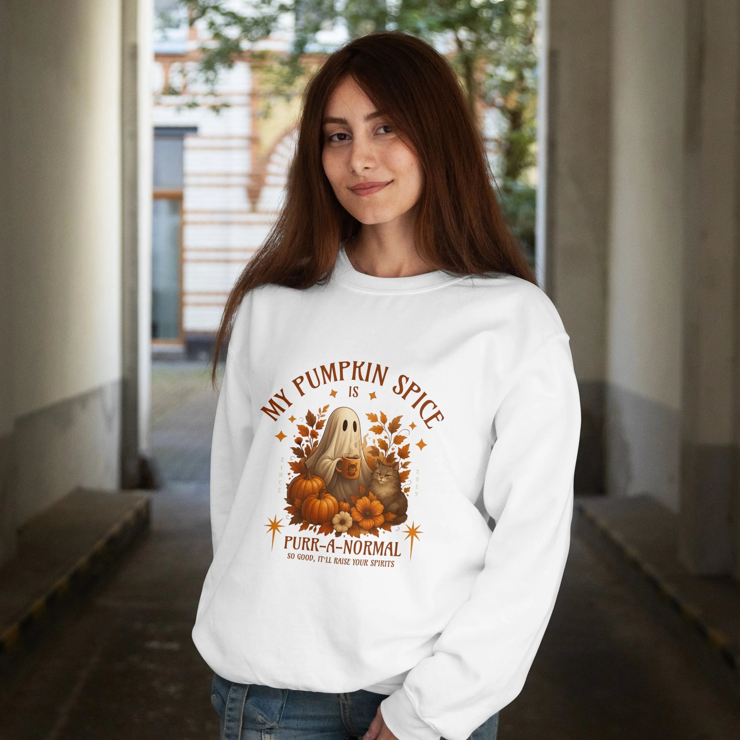 Purr-a-normal Sweatshirt Printify