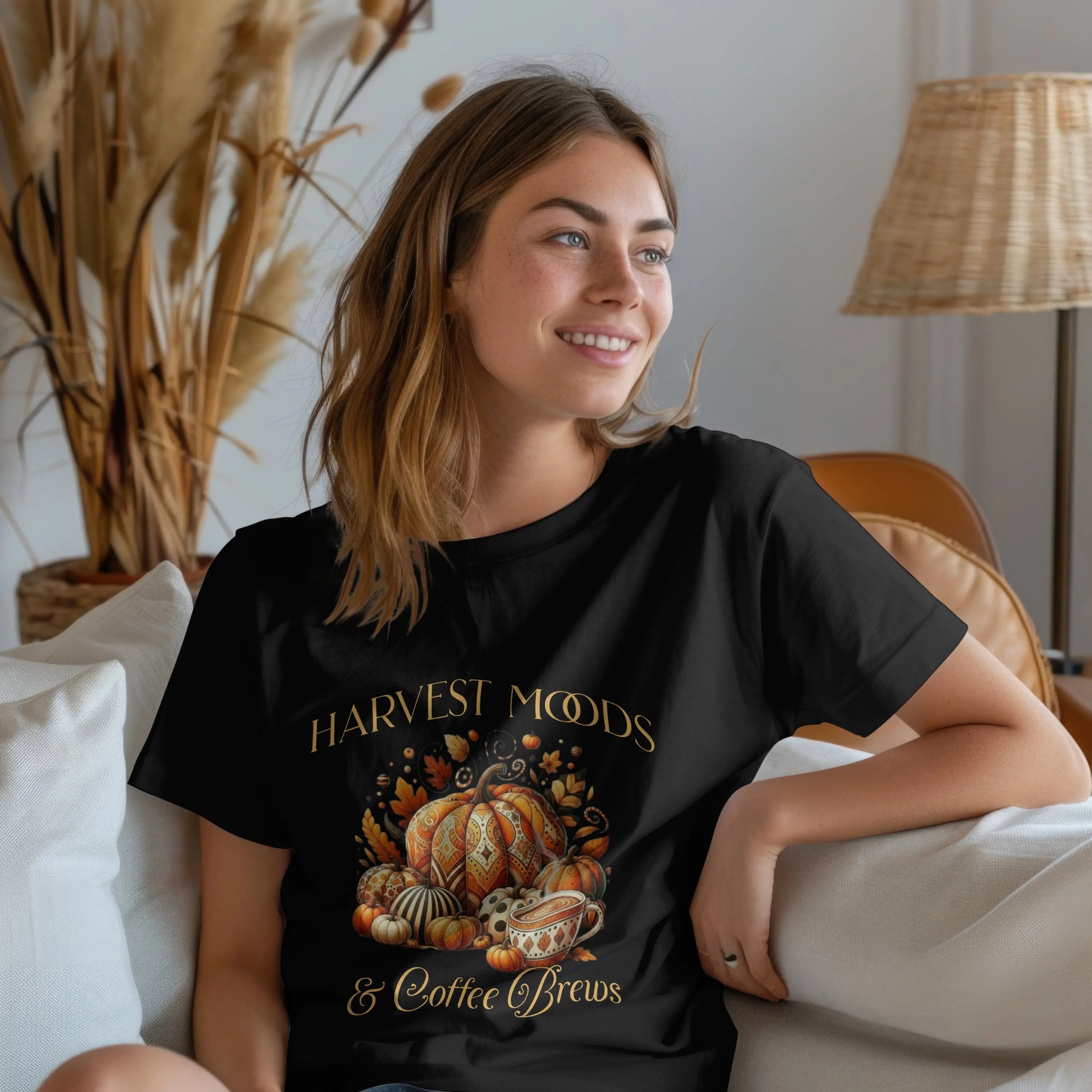 Harvest Moods Pumpkin T-shirt Printify
