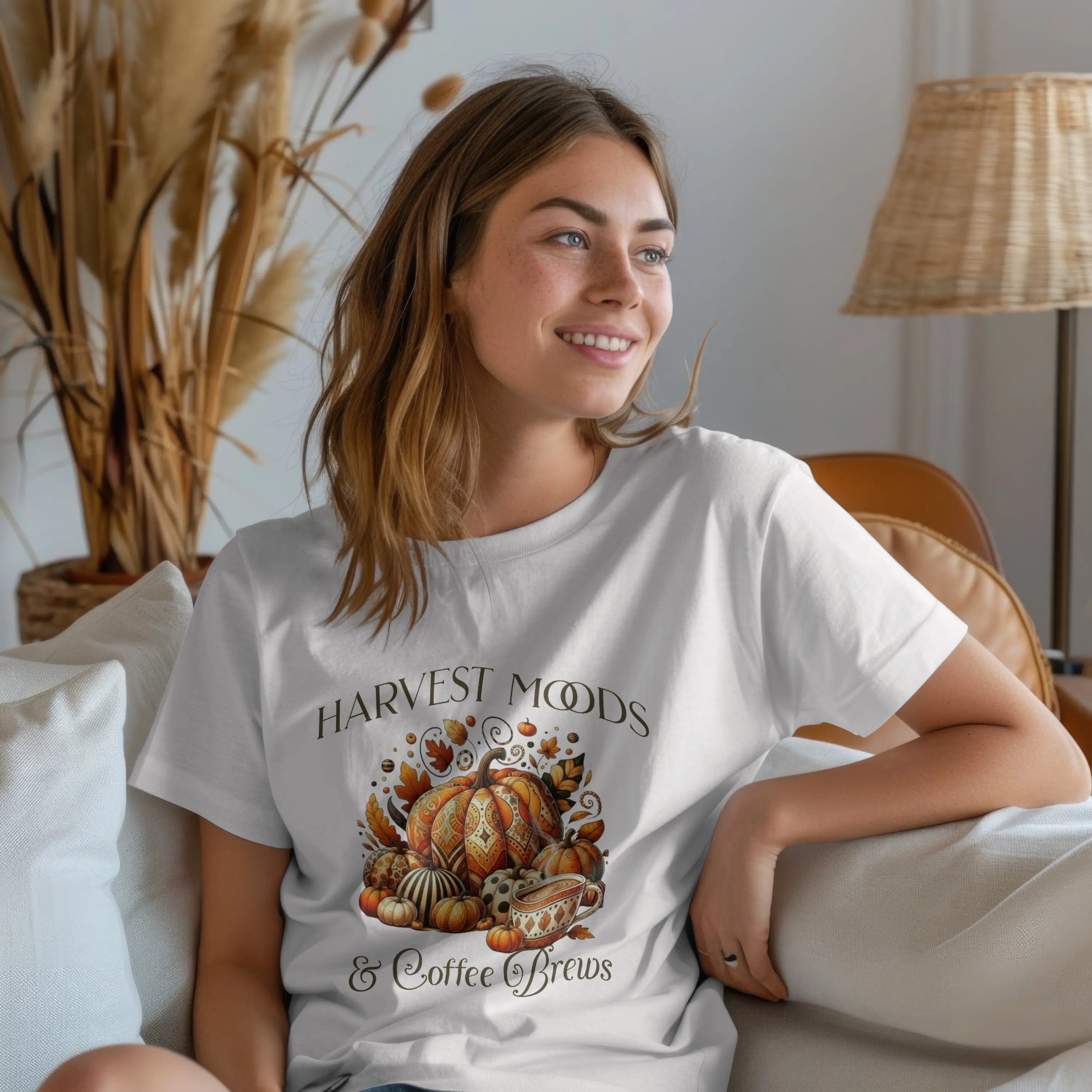 Harvest Moods Pumpkin T-shirt Printify