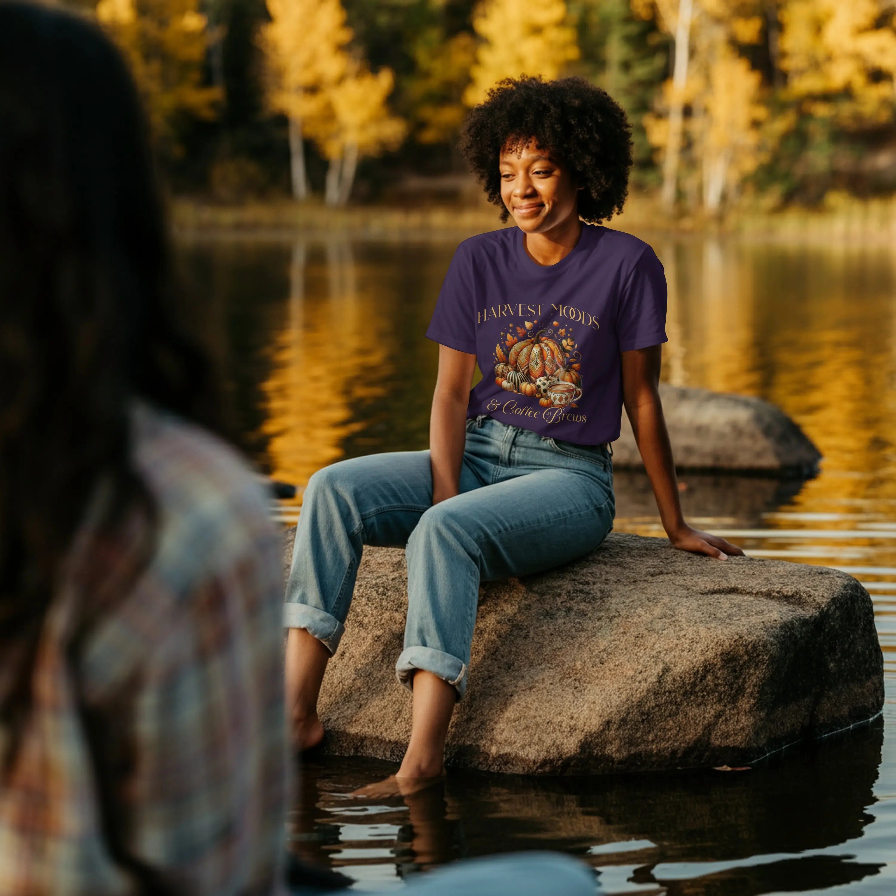 Harvest Moods Pumpkin T-shirt Printify