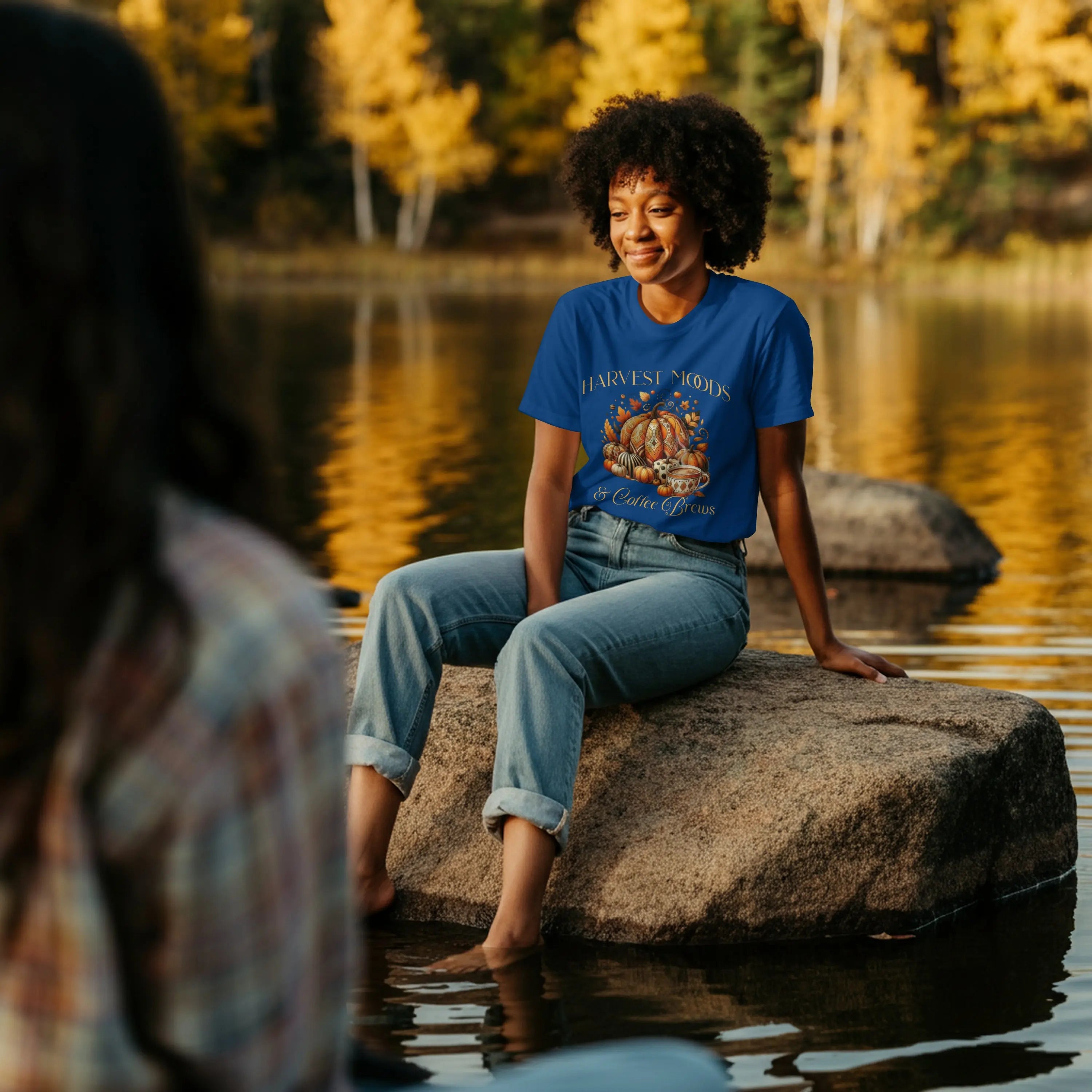 Harvest Moods Pumpkin T-shirt Printify