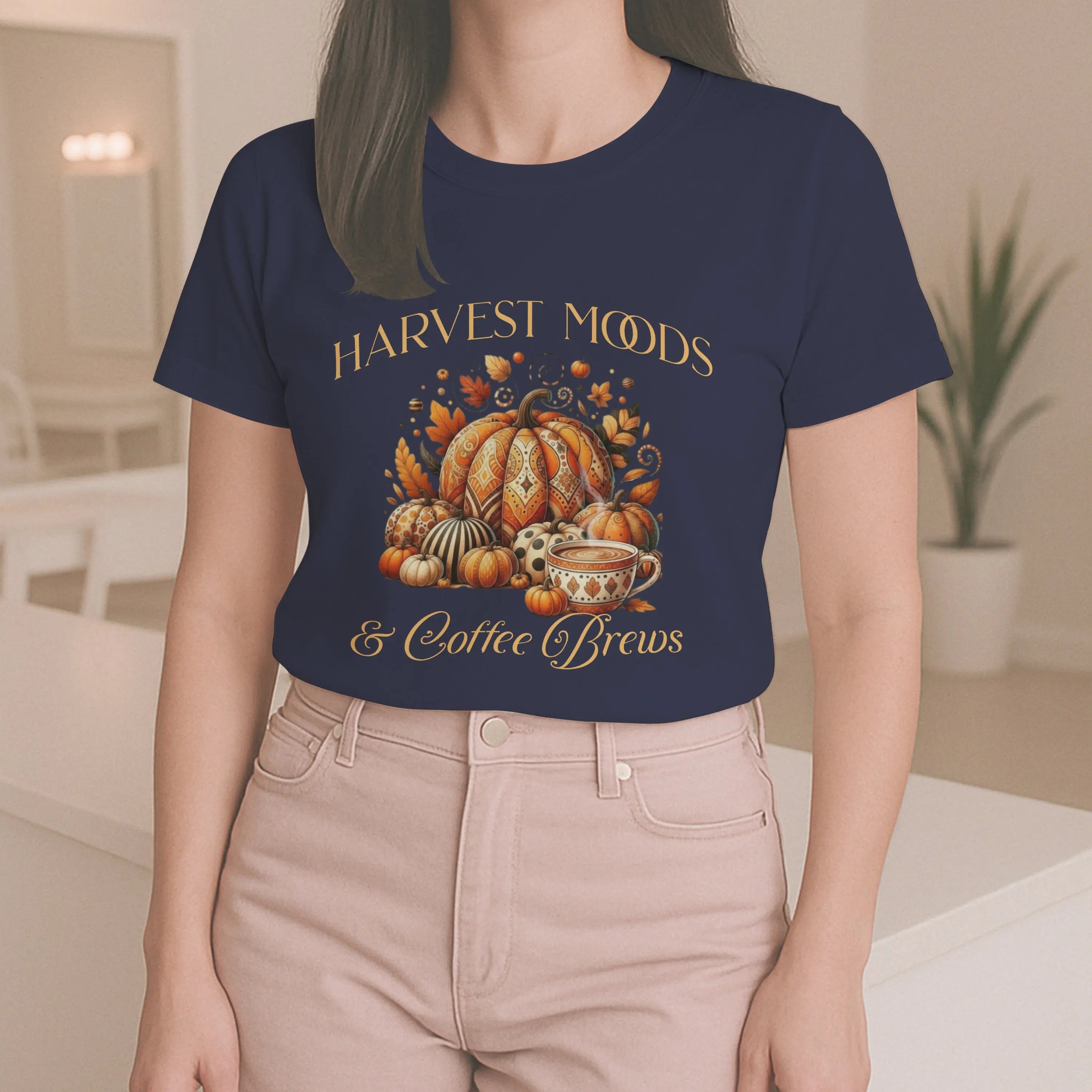 Harvest Moods Pumpkin T-shirt Printify