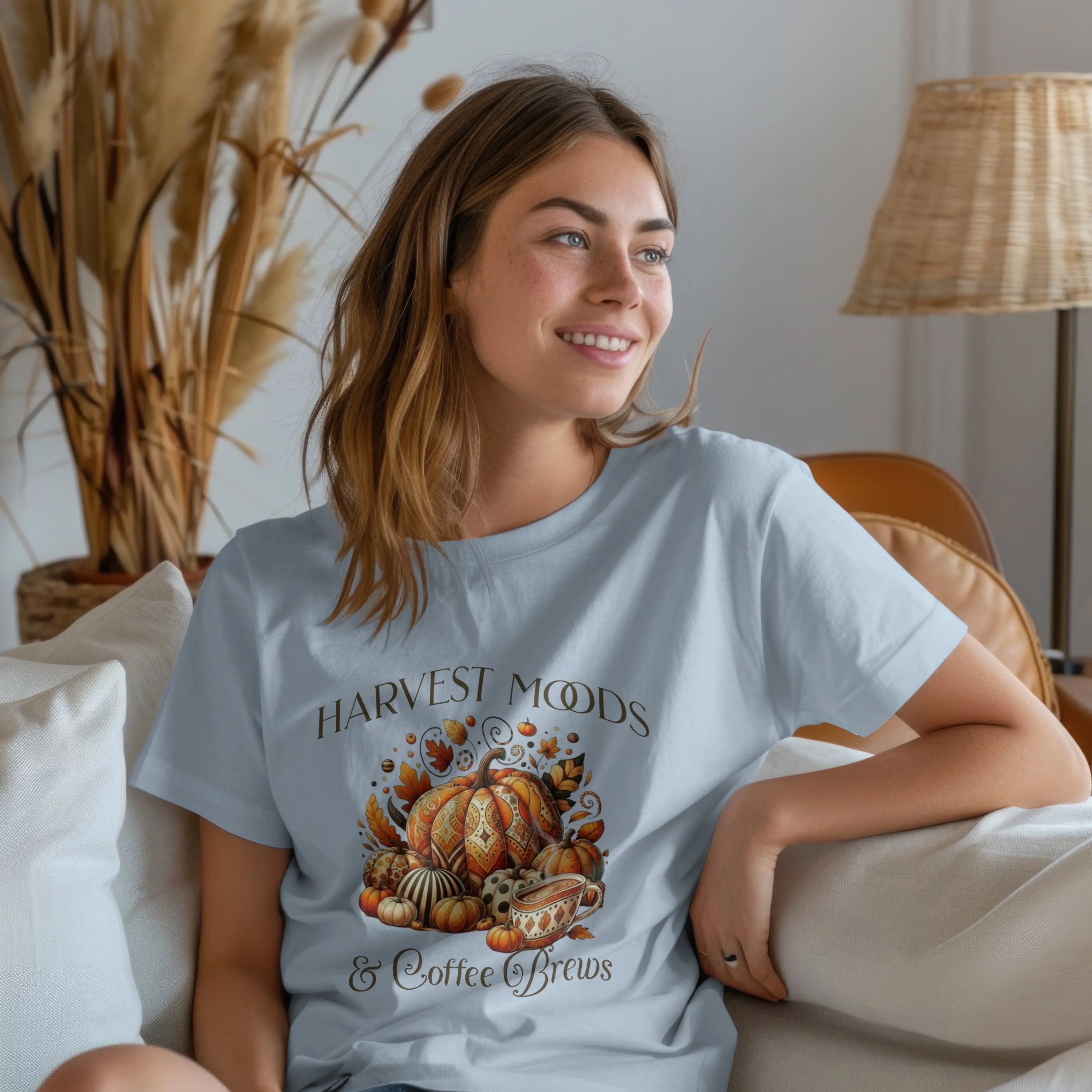 Harvest Moods Pumpkin T-shirt Printify