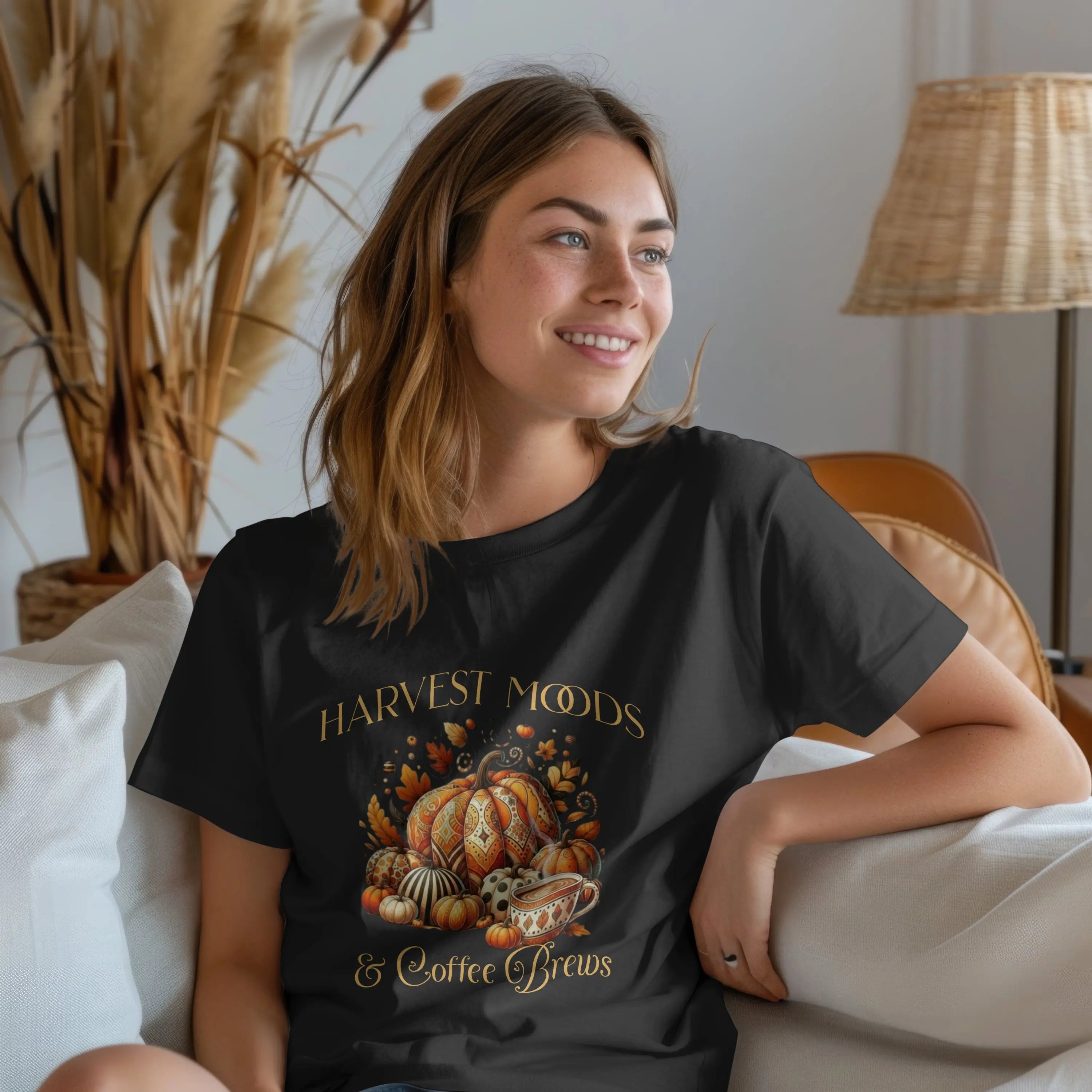Harvest Moods Pumpkin T-shirt Printify