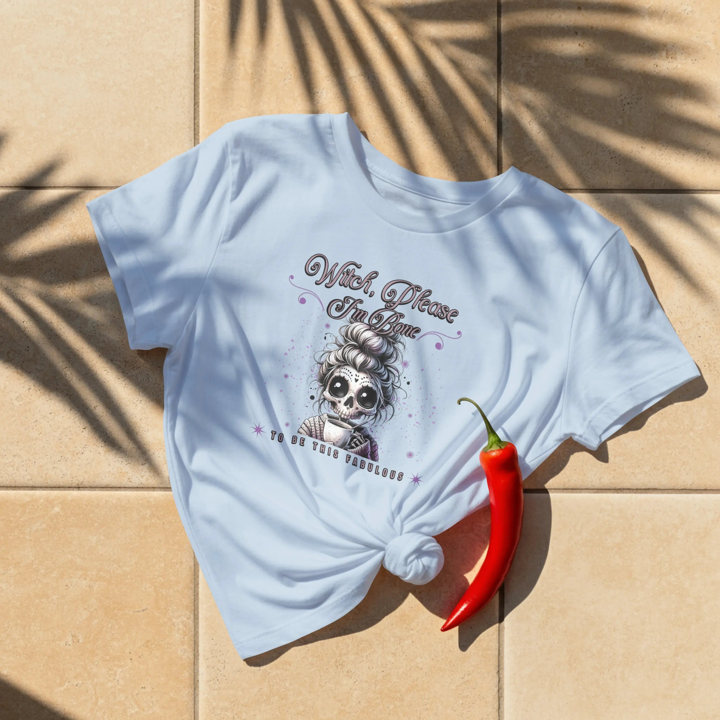Bone to be Graphic Tee, Perfect for Halloween, Casual Outfits, Gift for Her, Unique Statement Shirt, Witchy Apparel, Seasonal Fashion Printify