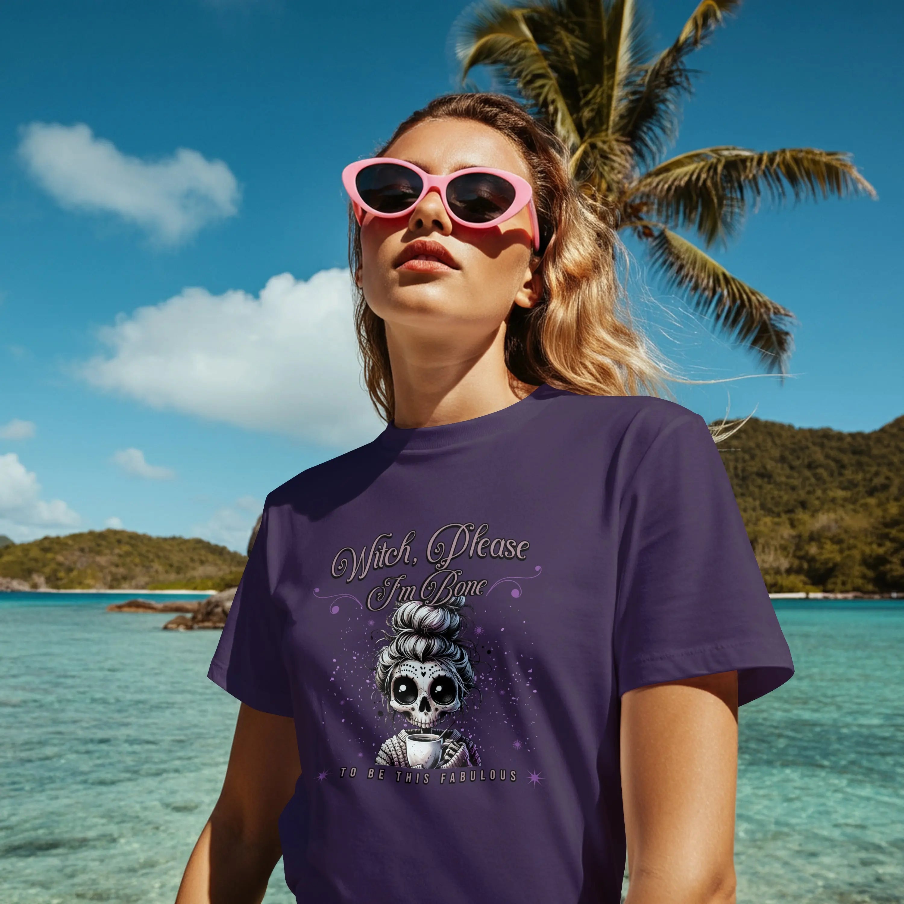 Bone to be Graphic Tee, Perfect for Halloween, Casual Outfits, Gift for Her, Unique Statement Shirt, Witchy Apparel, Seasonal Fashion Printify